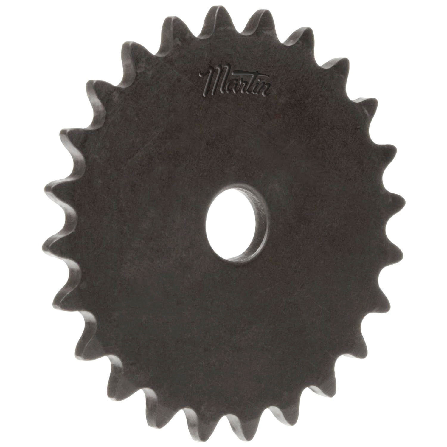 Martin 41A28 Type A Single Strand Solid Reboreable Roller Chain Sprocket, 0.625 to 3.908 in Dia Bore, 4.738 in OD, #41 Chain, 28 Teeth, 1/2 in Pitch, Steel