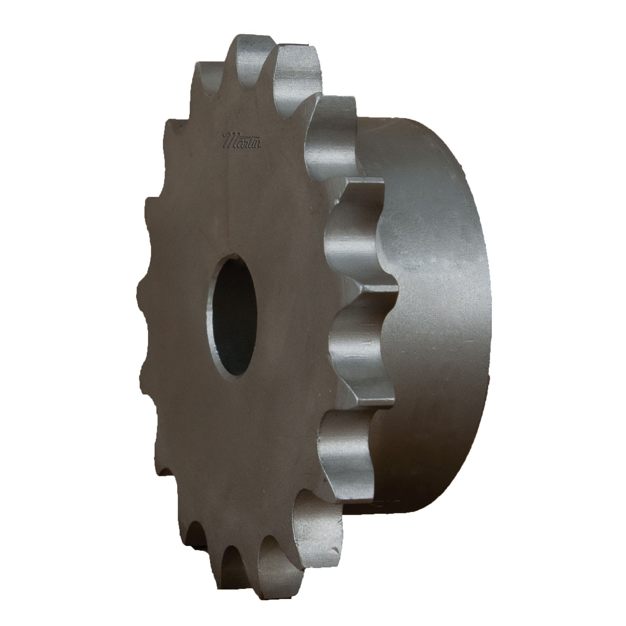 Martin 40B30SS Type B Single Strand Solid Reboreable Roller Chain Sprocket, 5/8 to 2-1/4 in Dia Bore, 5.057 in OD, #40 Chain, 30 Teeth, 1/2 in Pitch, 303/304 Stainless Steel