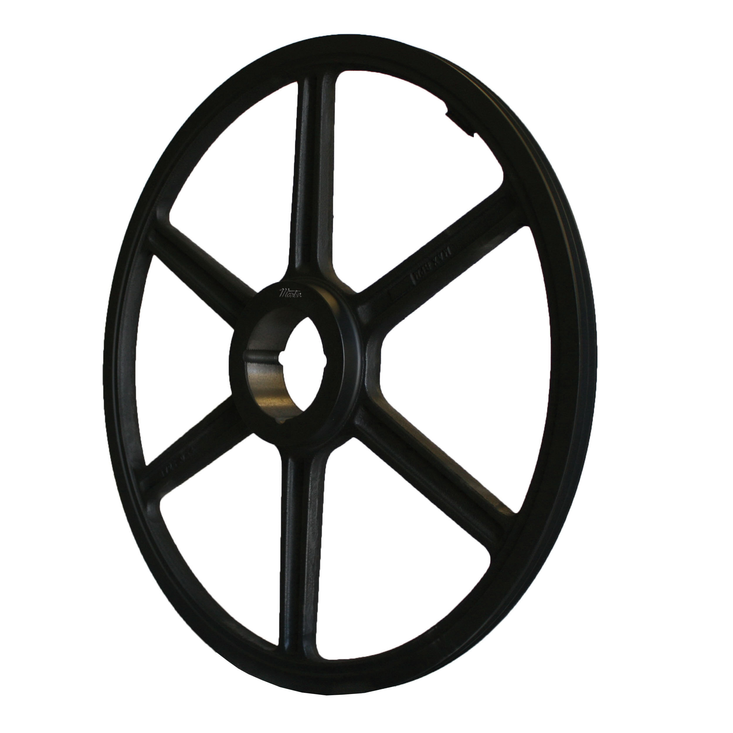 Martin Hi-Cap® 2 5V 1400 TB Type B Arm/Spoke Wedge Sheave, 15/16 to 2-3/4 in Bushed Bore, 14 in OD, 2 Grooves, 13.9 in Dia Pitch, 1-11/16 in W Face