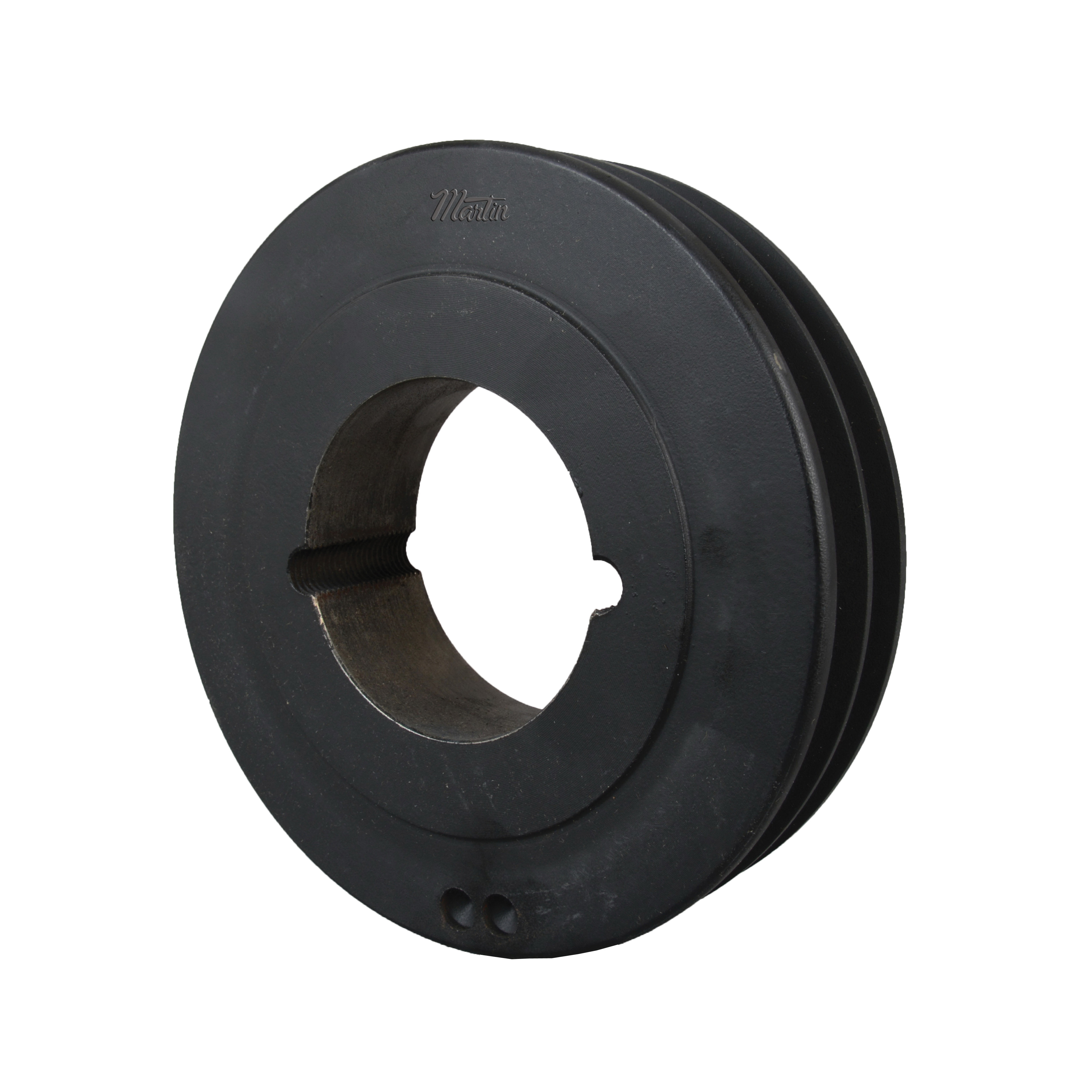 Martin Hi-Cap® 2 5V 710 TB Solid Type B-1 Wedge Stock Sheave, 1/2 to 2-1/2 in TB Bushed Bore, 7.1 in OD, 2 Grooves, 7 in Dia Pitch, 1-11/16 in W Face