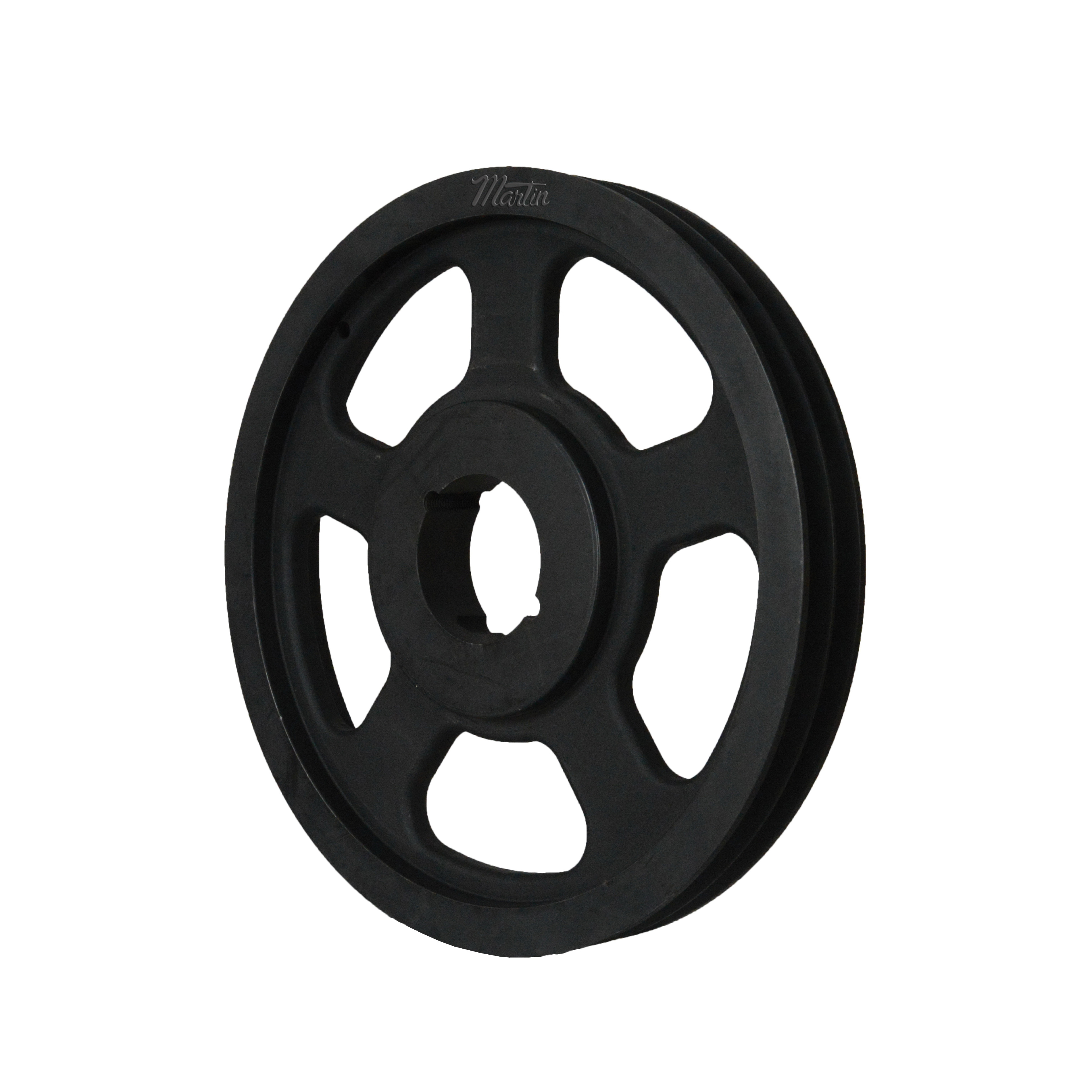 Martin 2 C 140 TB Arm/Spoke Type A-3 Conventional Stock Sheave, 1/2 to 2-1/4 in TB Bushed Bore, 14.4 in OD, 2 Grooves, 14 in Dia Pitch, 2-3/8 in W Face