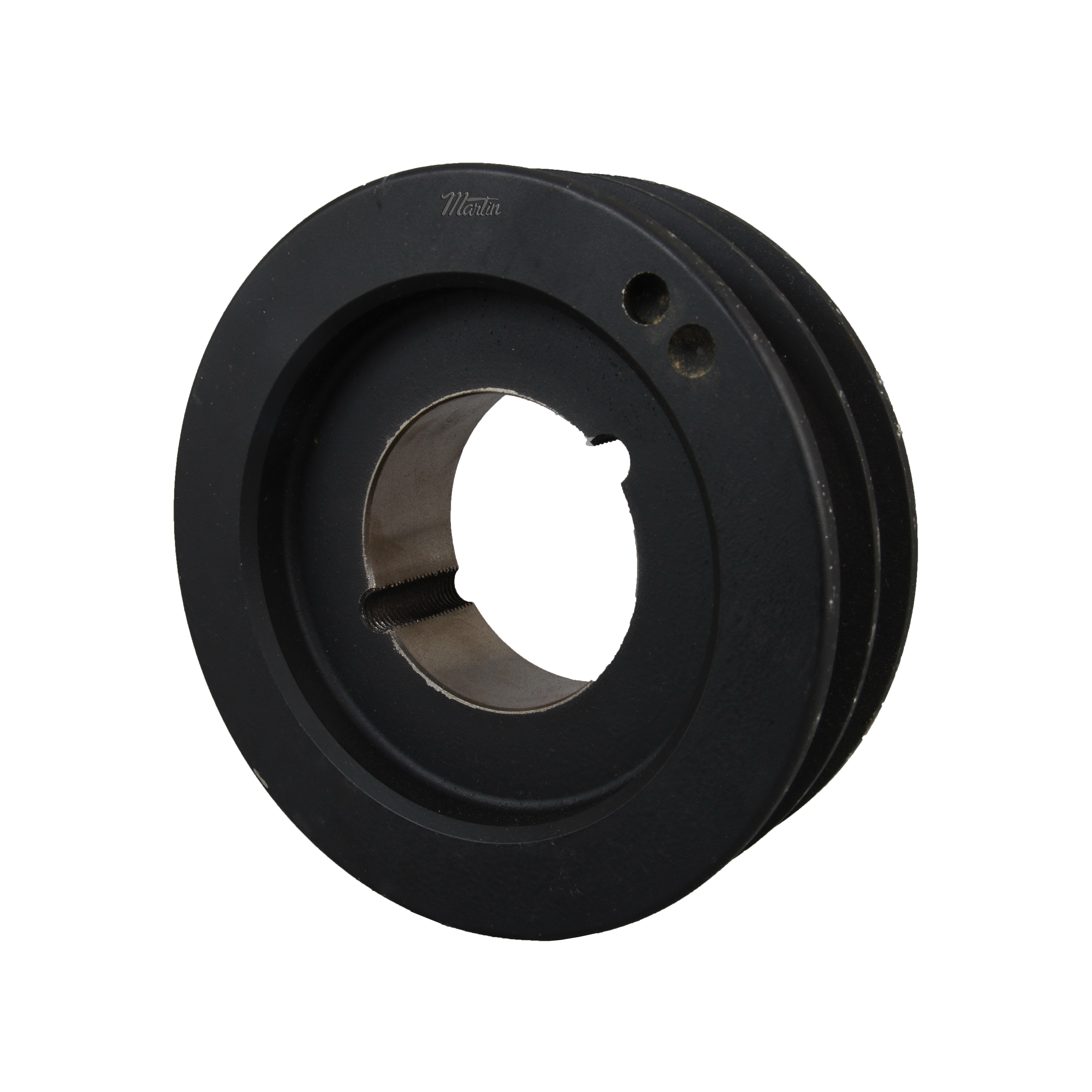 Martin 2 C 70 TB Solid Type A-1 Conventional Stock Sheave, 1/2 to 2-1/2 in TB Bushed Bore, 7.4 in OD, 2 Grooves, 7 in Dia Pitch, 2-3/8 in W Face