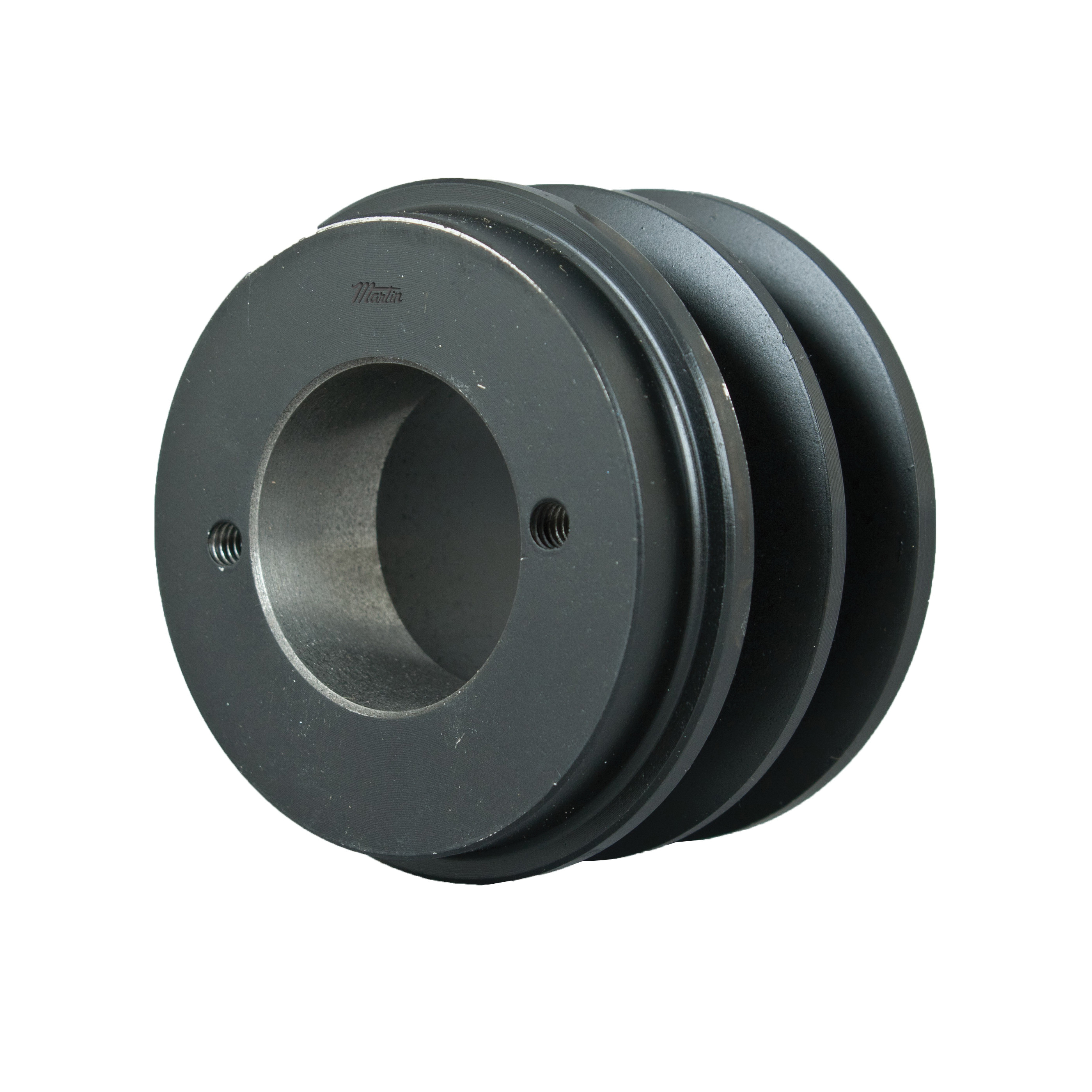 Martin 2BK36-H 2BK-H Solid Type A FHP Sheave, 1.378 in Bushed Bore, 3-3/4 in OD, 2 Grooves, 3 in (A/4L)/3.4 in (3L) Dia Pitch, 1-3/4 in W Face