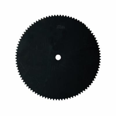 Martin 35A80 Stock Bore Type A Single Pitch Roller Chain Sprocket, 23/32 in Dia Bore, 9.769 in OD, #35 Chain, 80 Teeth, 3/8 in Pitch, Steel