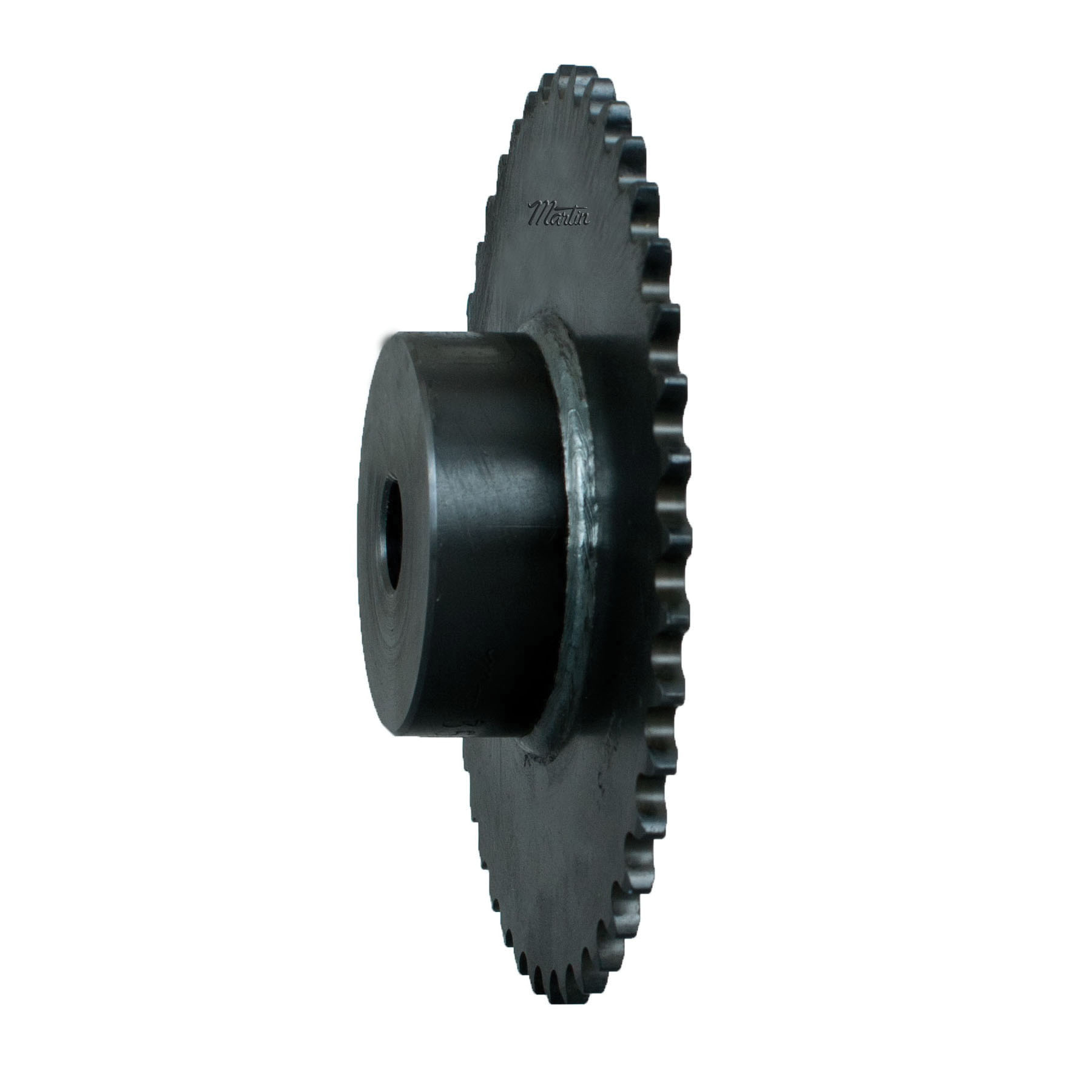 Martin 40B31 Type B Single Strand Welded Reboreable Roller Chain Sprocket, 5/8 to 2-1/4 in Dia Bore, 5.217 in OD, #40 Chain, 31 Teeth, 1/2 in Pitch, Steel