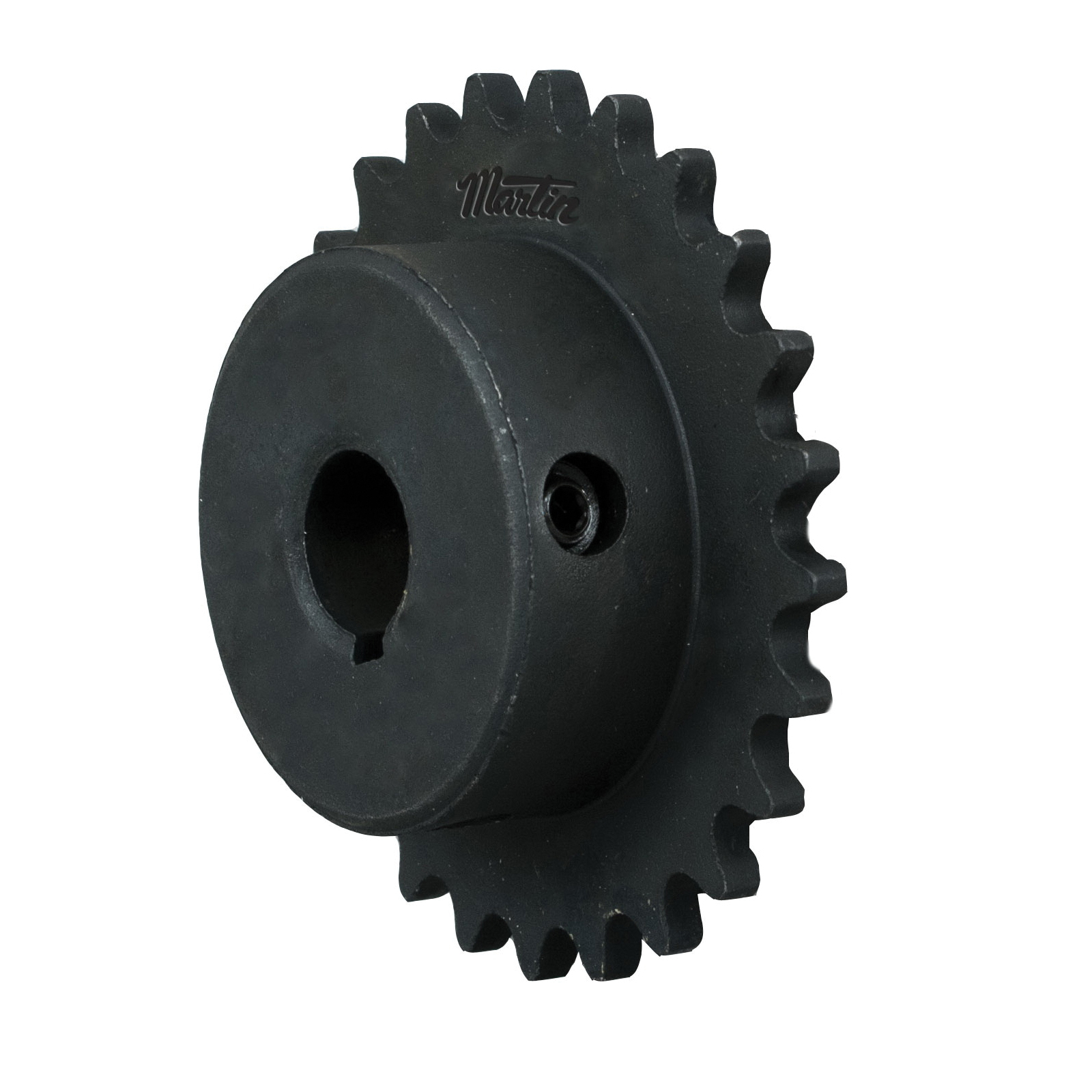 Martin 40BS30HT 1 1/2 Bored-to-Size Type BS Single Pitch Roller Chain Sprocket With Hardened Teeth and Keyway, 1-1/2 in Dia Bore, 5.057 in OD, #40 Chain, 30 Teeth, 1/2 in Pitch, Steel