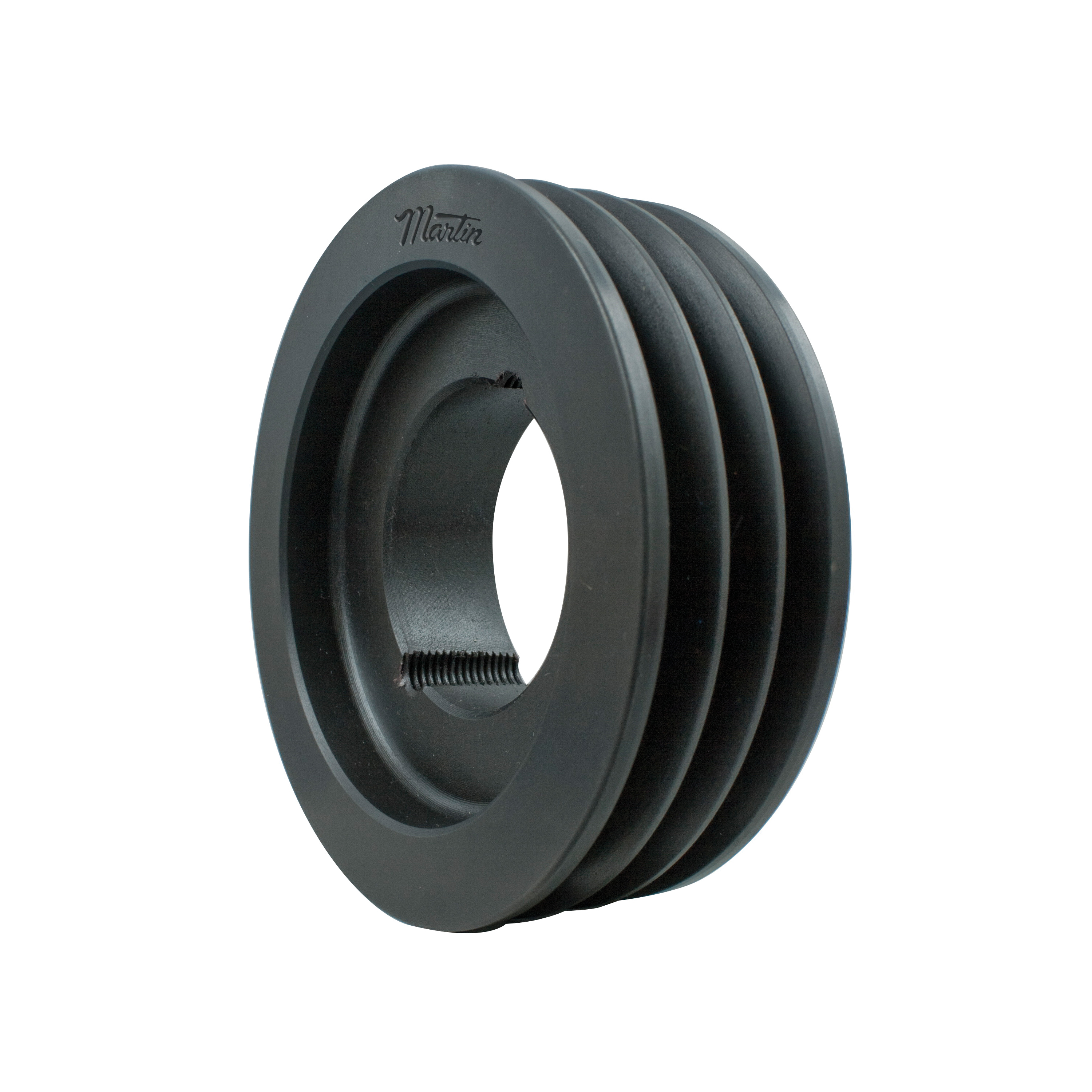 Martin Hi-Cap® 3 3V 315 TB Solid Type A-1 Wedge Stock Sheave, 1/2 to 1-1/4 in TB Bushed Bore, 3.15 in OD, 3 Grooves, 3.1 in Dia Pitch, 1-1/2 in W Face