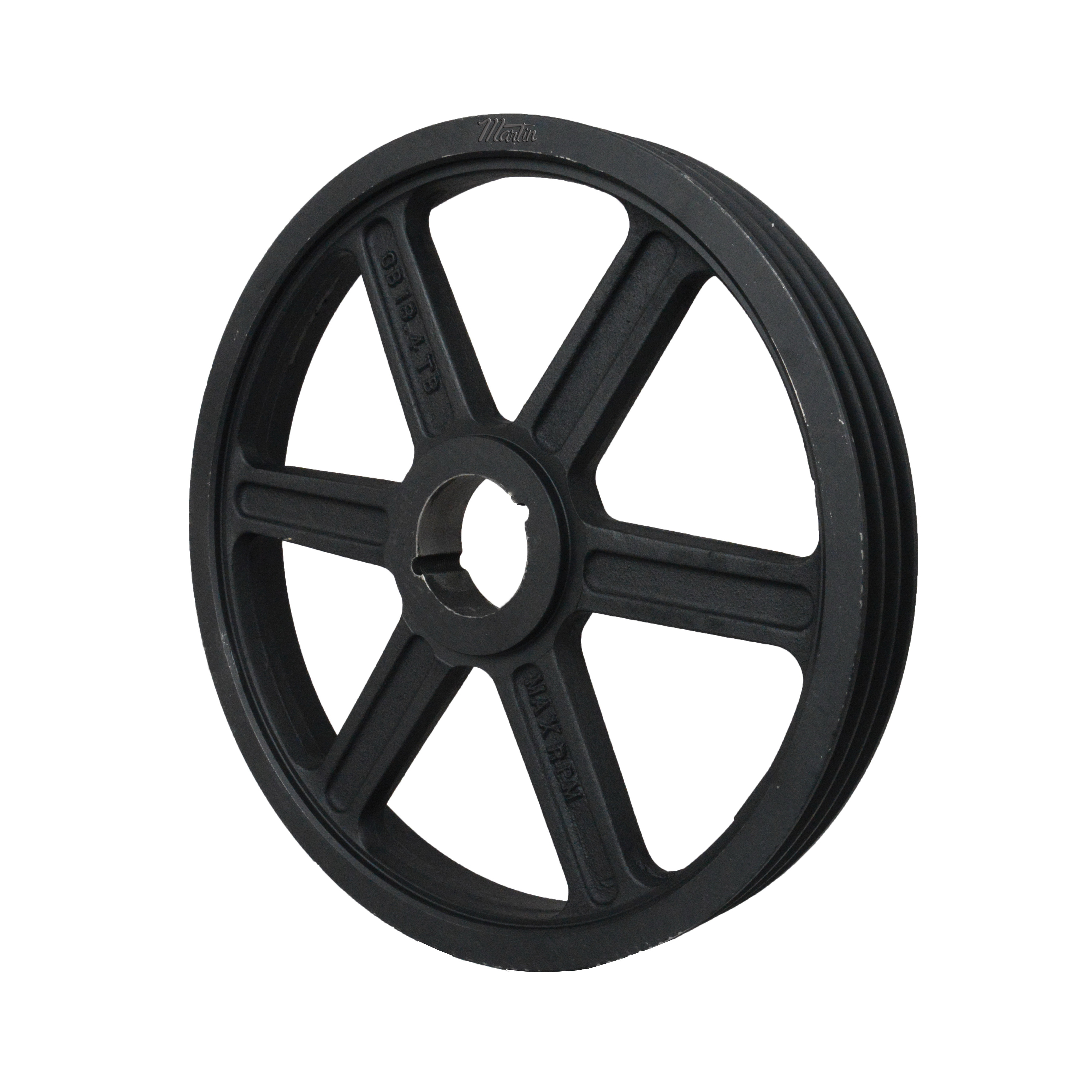 Martin 3 B 184 TB Arm/Spoke Type C-3 Conventional Stock Sheave, 1/2 to 2-1/4 in TB Bushed Bore, 18-3/4 in OD, 3 Grooves, 18.4 in Dia Pitch, 2-1/2 in W Face