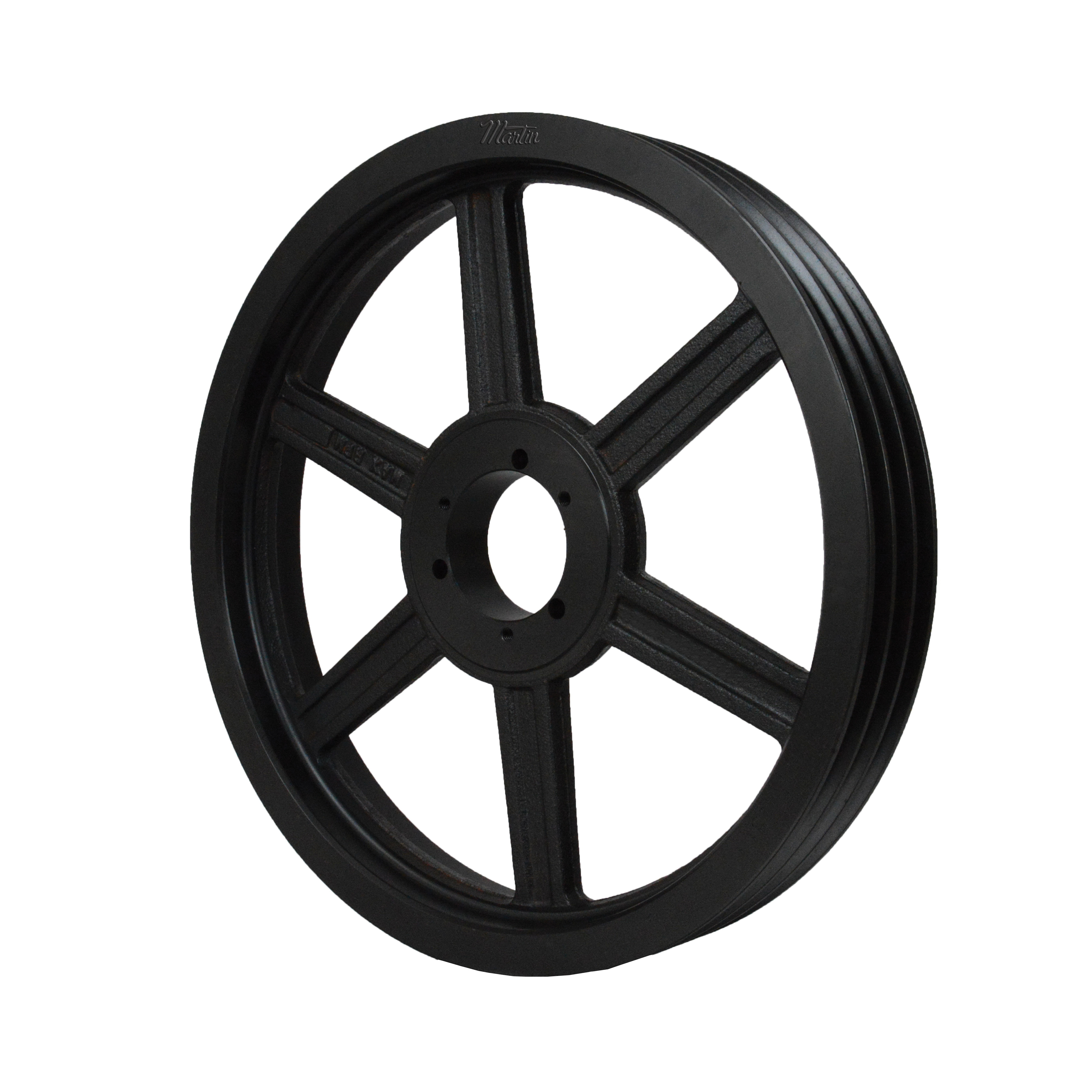 Martin 3 B 200 SF Arm/Spoke Type D-3 Conventional Stock Sheave, 1-1/16 to 2-5/16 in QD® Bushed Bore, 20.35 in OD, 3 Grooves, 20 in Dia Pitch, 2-1/2 in W Face