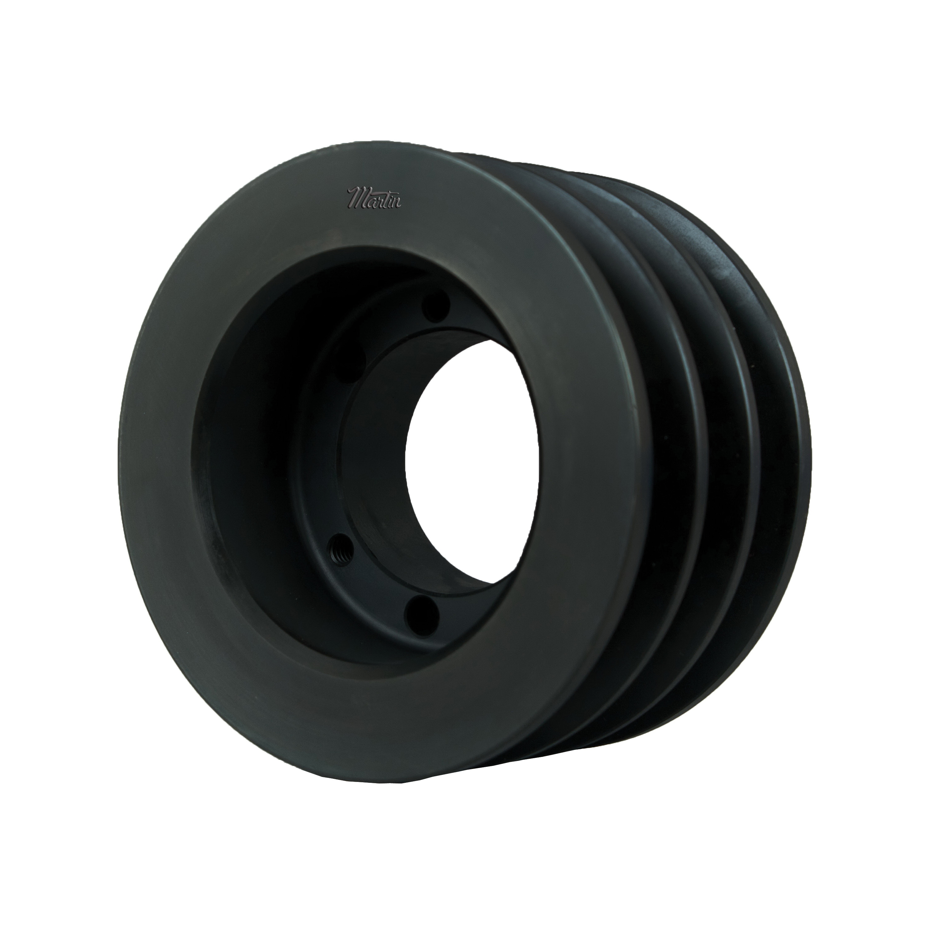 Martin 3 B 80 SK Solid Type A-1 Conventional Stock Sheave, 1 to 2-1/8 in QD® Bushed Bore, 8.35 in OD, 3 Grooves, 8 in Dia Pitch, 2-1/2 in W Face