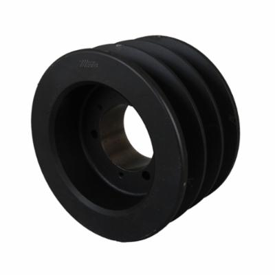 Martin 3 C 100 E Solid Type B-1 Conventional Sheave, 7/8 to 8-7/8 in QD® Bushed Bore, 10.4 in OD, 3 Grooves, 10 in Dia Pitch, 3-3/8 in W Face