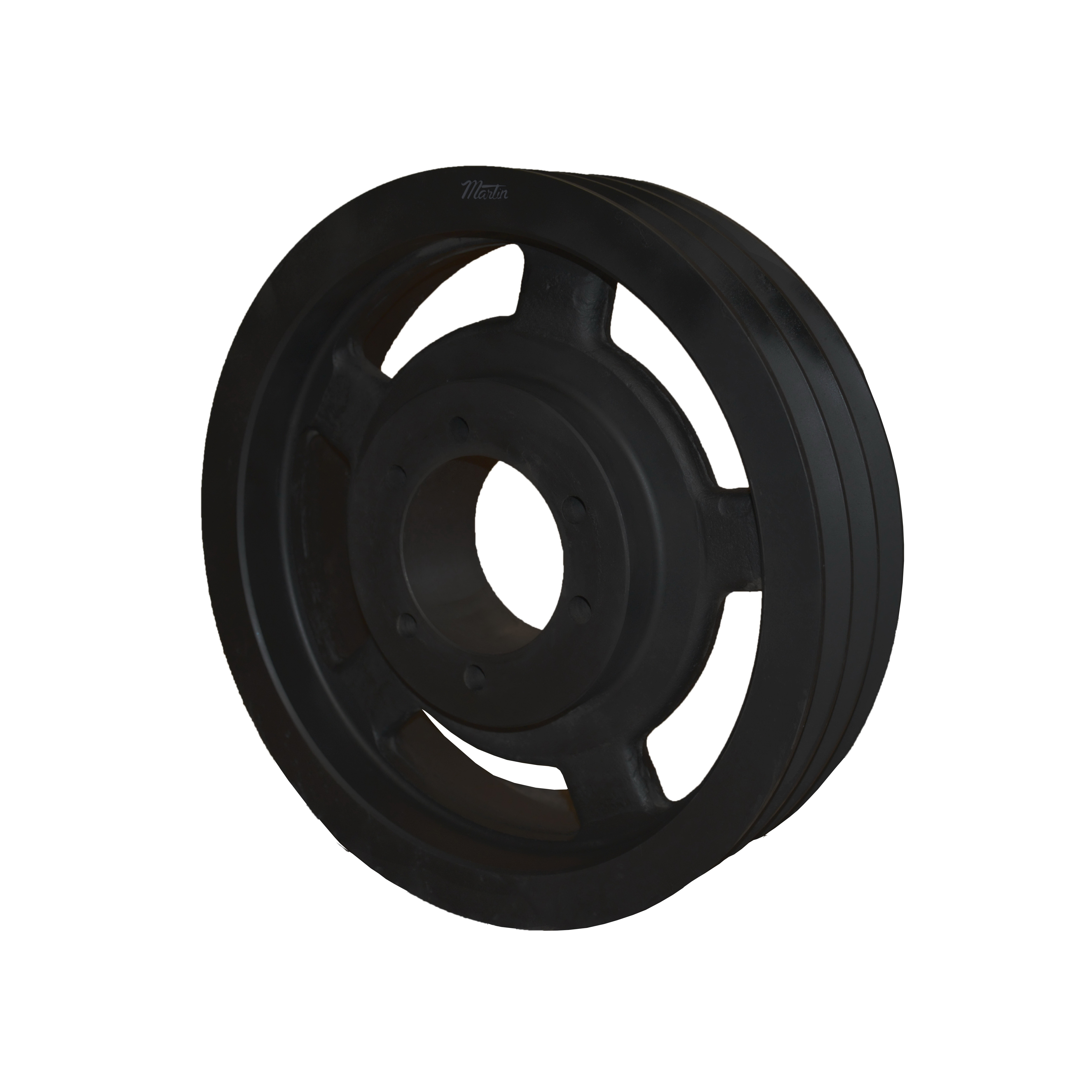 Martin 3 D 180 J Arm/Spoke Type A-3 Conventional Stock Sheave, 1-1/2 to 3-3/4 in QD® Bushed Bore, 18.6 in OD, 3 Grooves, 18 in Dia Pitch, 4-5/8 in W Face