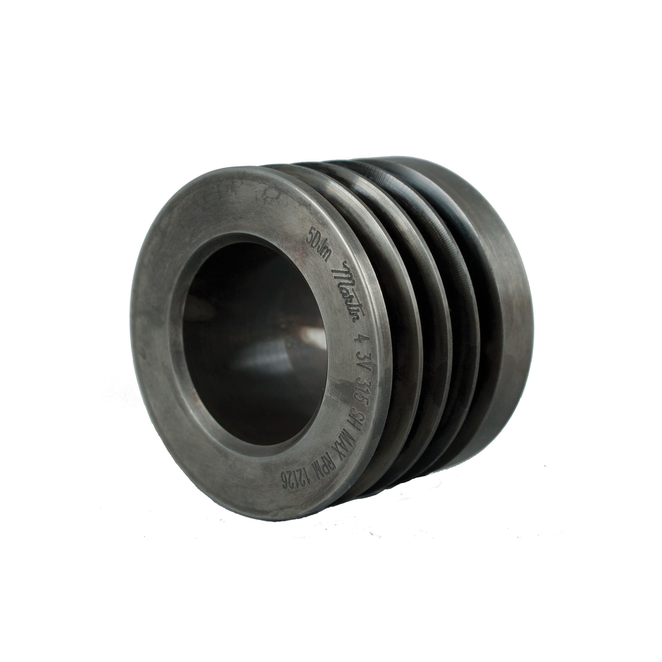 Martin Hi-Cap® 4 3V 280 JA Solid Type D-1 Wedge Stock Sheave, 1 in QD® Bushed Bore, 2.8 in OD, 4 Grooves, 2-3/4 in Dia Pitch, 1-29/32 in W Face