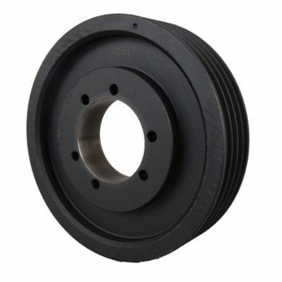 Martin Hi-Cap® 4 3V 800 SK Type D-2 Web Wedge Stock Sheave, 1/2 to 2-5/8 in QD® Bushed Bore, 8 in OD, 4 Grooves, 7.95 in Dia Pitch, 1.906 in W Face