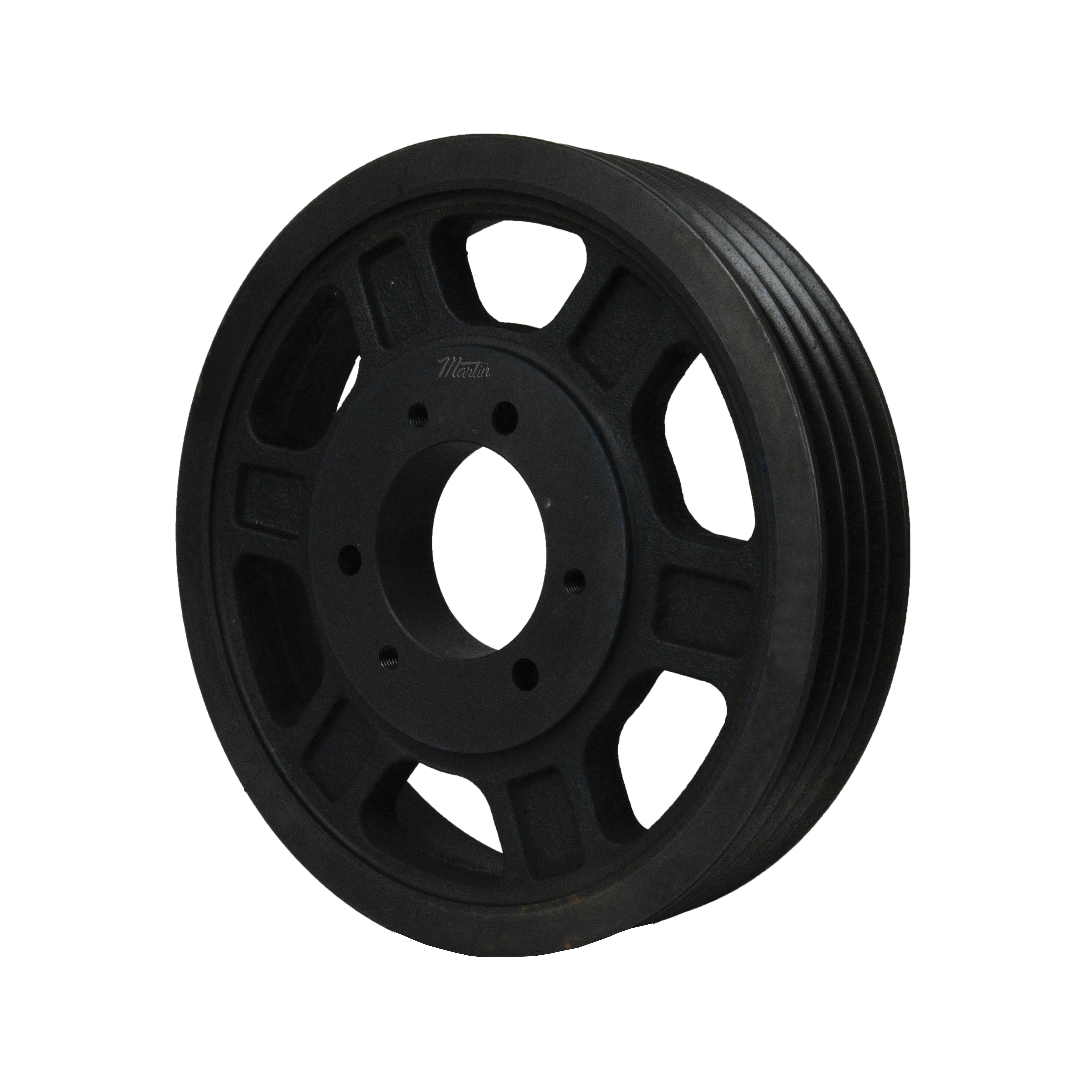 Martin Hi-Cap® 4 5V 2120 E Arm/Spoke Type A-3 Wedge Stock Sheave, 1 to 2-7/8 in QD® Bushed Bore, 21.2 in OD, 4 Grooves, 21.1 in Dia Pitch, 3-1/16 in W Face