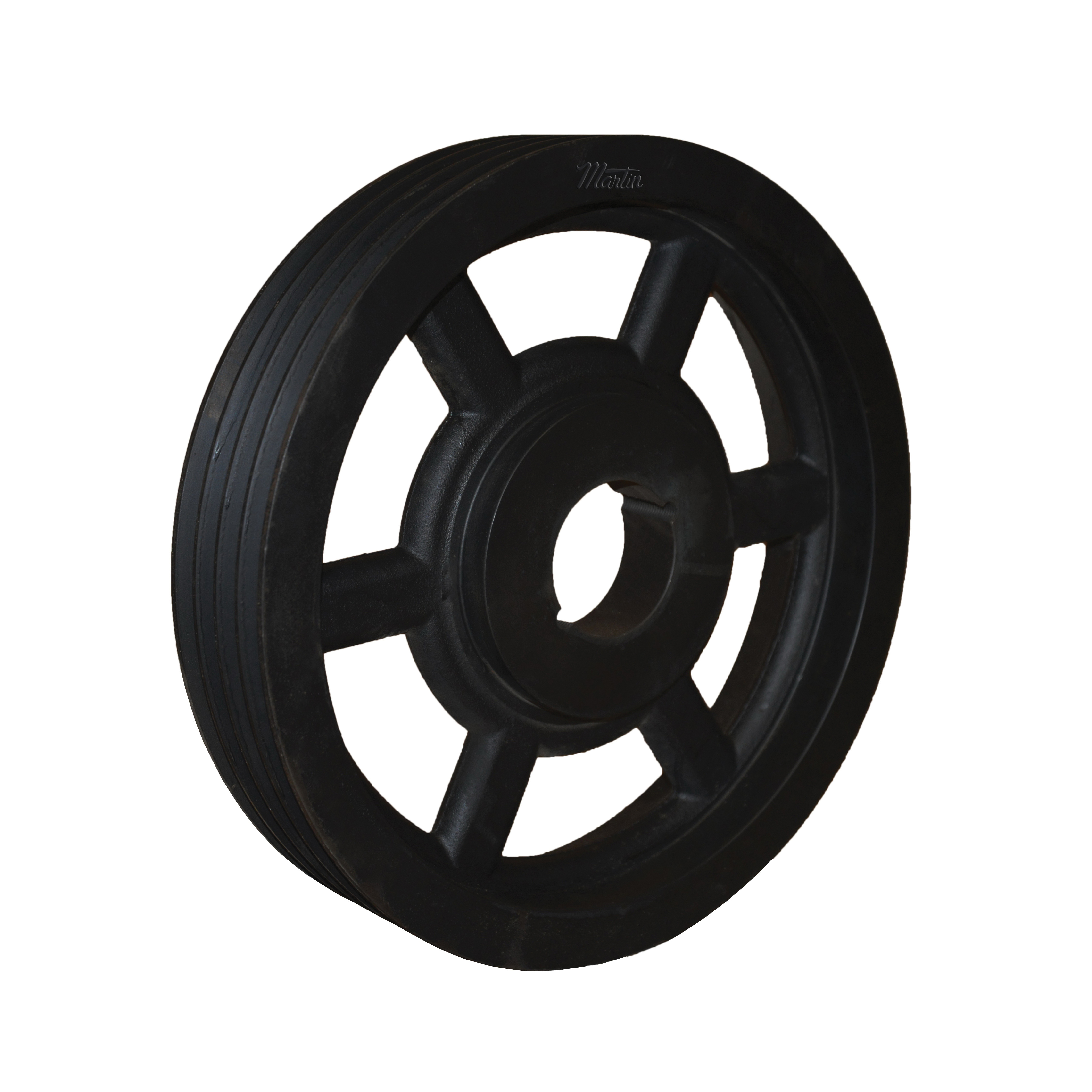 Martin 4 B 184 TB Arm/Spoke Type A-3 Conventional Stock Sheave, 1/2 to 2-1/4 in TB Bushed Bore, 18-3/4 in OD, 4 Grooves, 18.4 in Dia Pitch, 3-1/4 in W Face