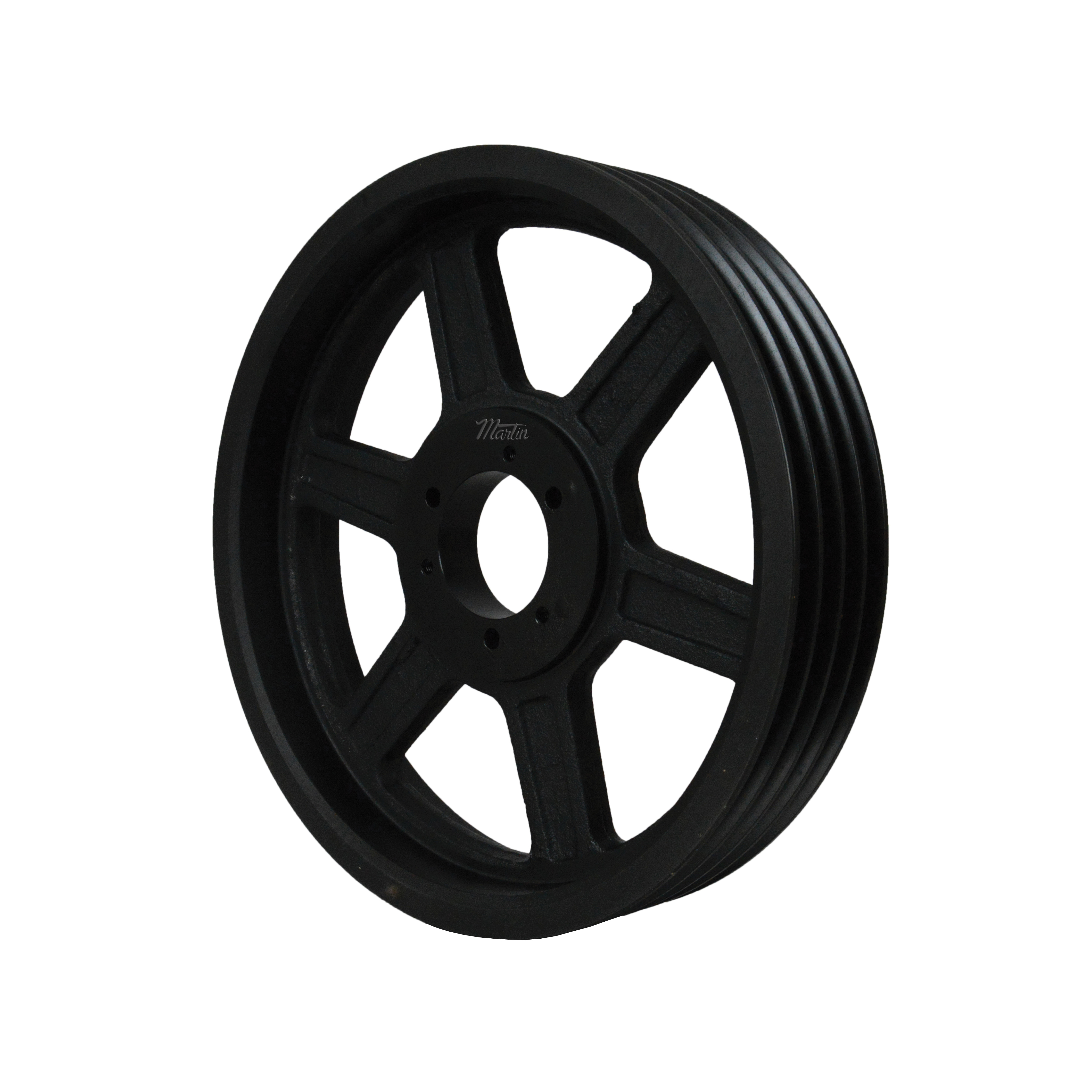 Martin 4 B 380 E Arm/Spoke Type D-3 Conventional Stock Sheave, 1 to 2-7/8 in QD® Bushed Bore, 38.35 in OD, 4 Grooves, 38 in Dia Pitch, 3-1/4 in W Face