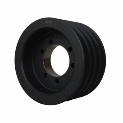 Martin 4 C 100 E Solid Type A-1 Conventional Sheave, 7/8 to 8-7/8 in QD® Bushed Bore, 10.4 in OD, 4 Grooves, 10 in Dia Pitch, 4-3/8 in W Face