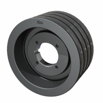 Martin 4 C 70 Q Type J-2 Web Conventional Sheave, 1 to 2-5/8 in MST® Bushed Bore, 7.4 in OD, 4 Grooves, 7 in Dia Pitch, 4-1/2 in W Face