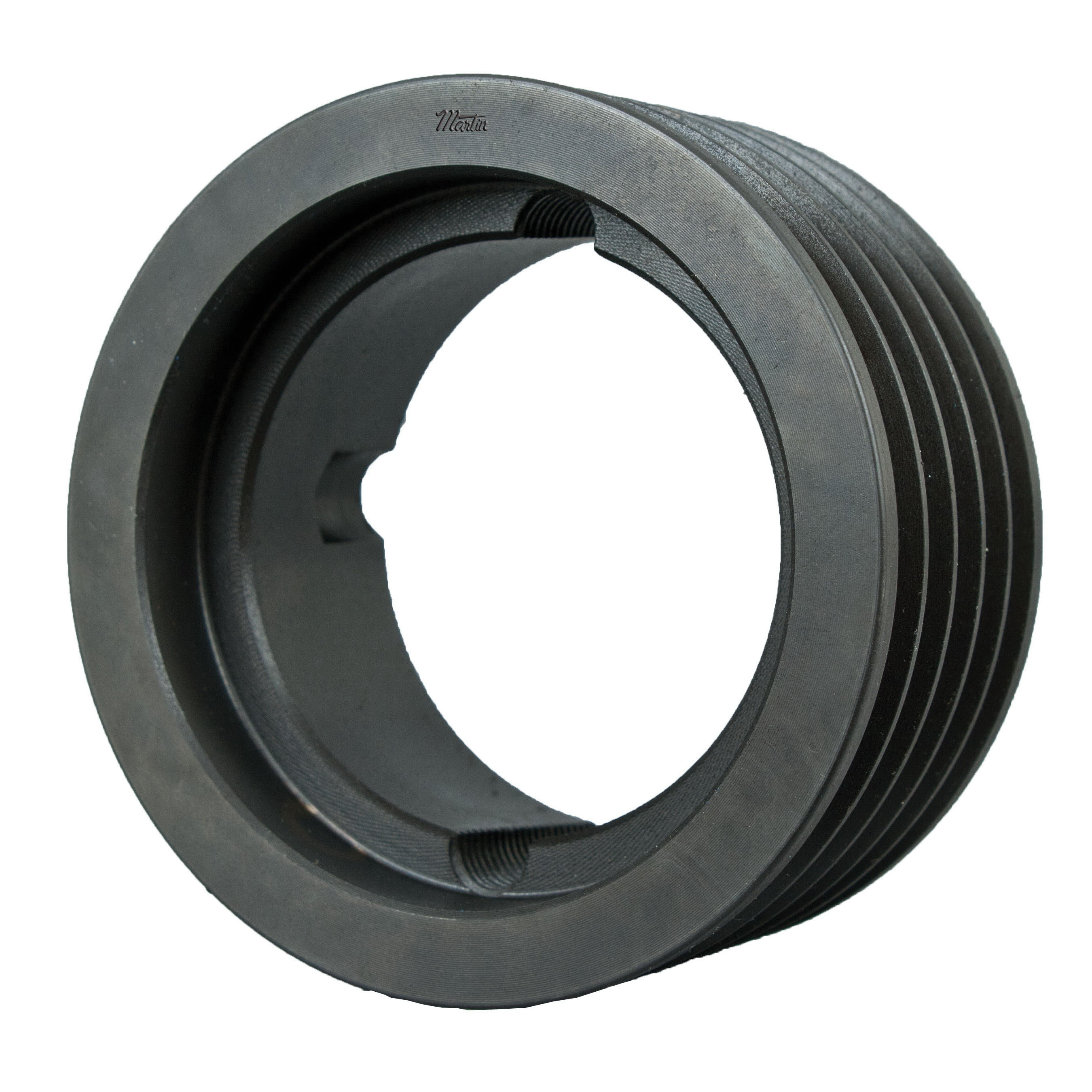 Martin Hi-Cap® 5 3V 690 TB Type A Solid Wedge Sheave, 1/2 to 2-1/4 in Bushed Bore, 6.9 in OD, 5 Grooves, 6.85 in Dia Pitch, 2-5/16 in W Face