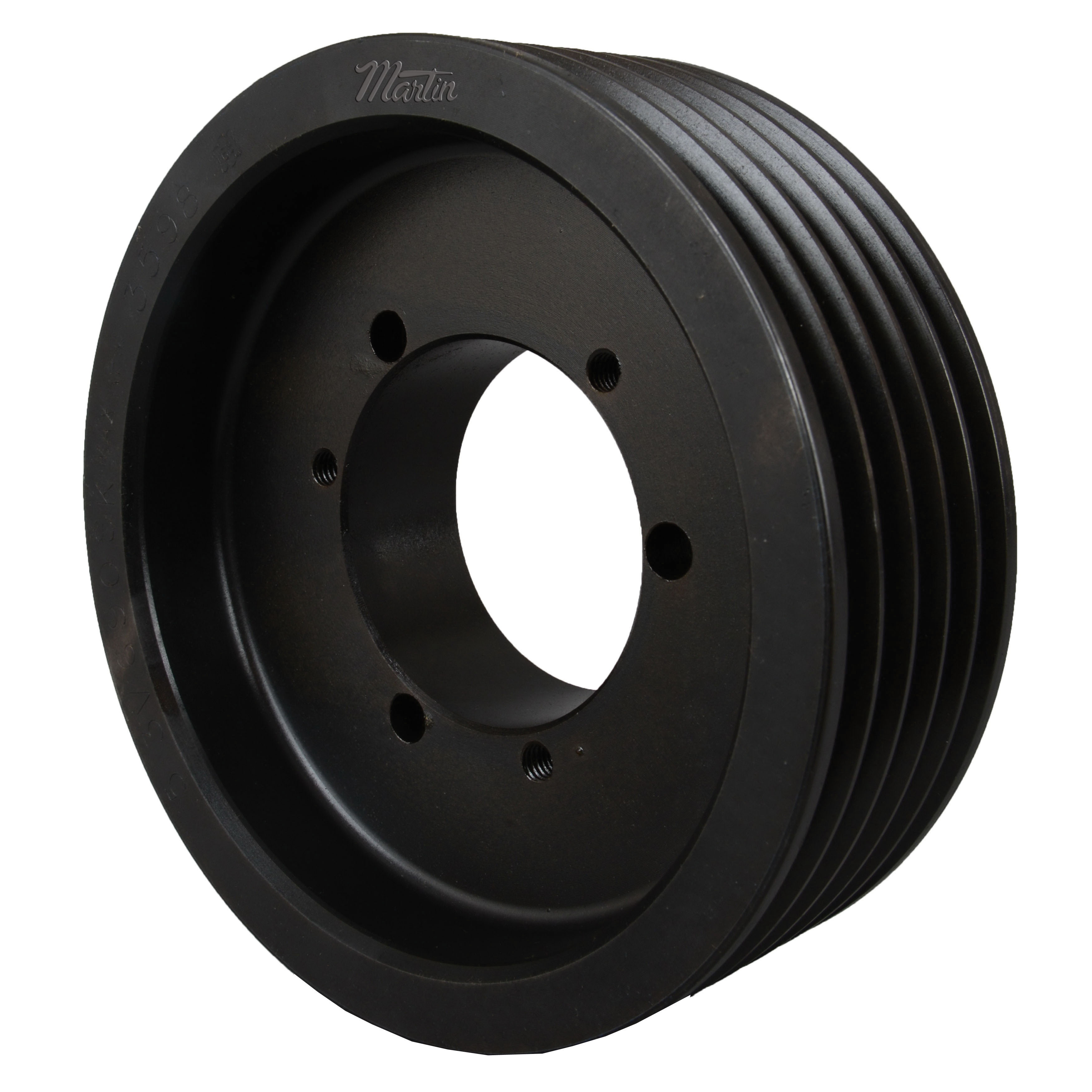 Martin Hi-Cap® 5 3V 800 SK Type A Web Wedge Sheave, 1 to 2-1/8 in Bushed Bore, 8 in OD, 5 Grooves, 7.95 in Dia Pitch, 2-5/16 in W Face