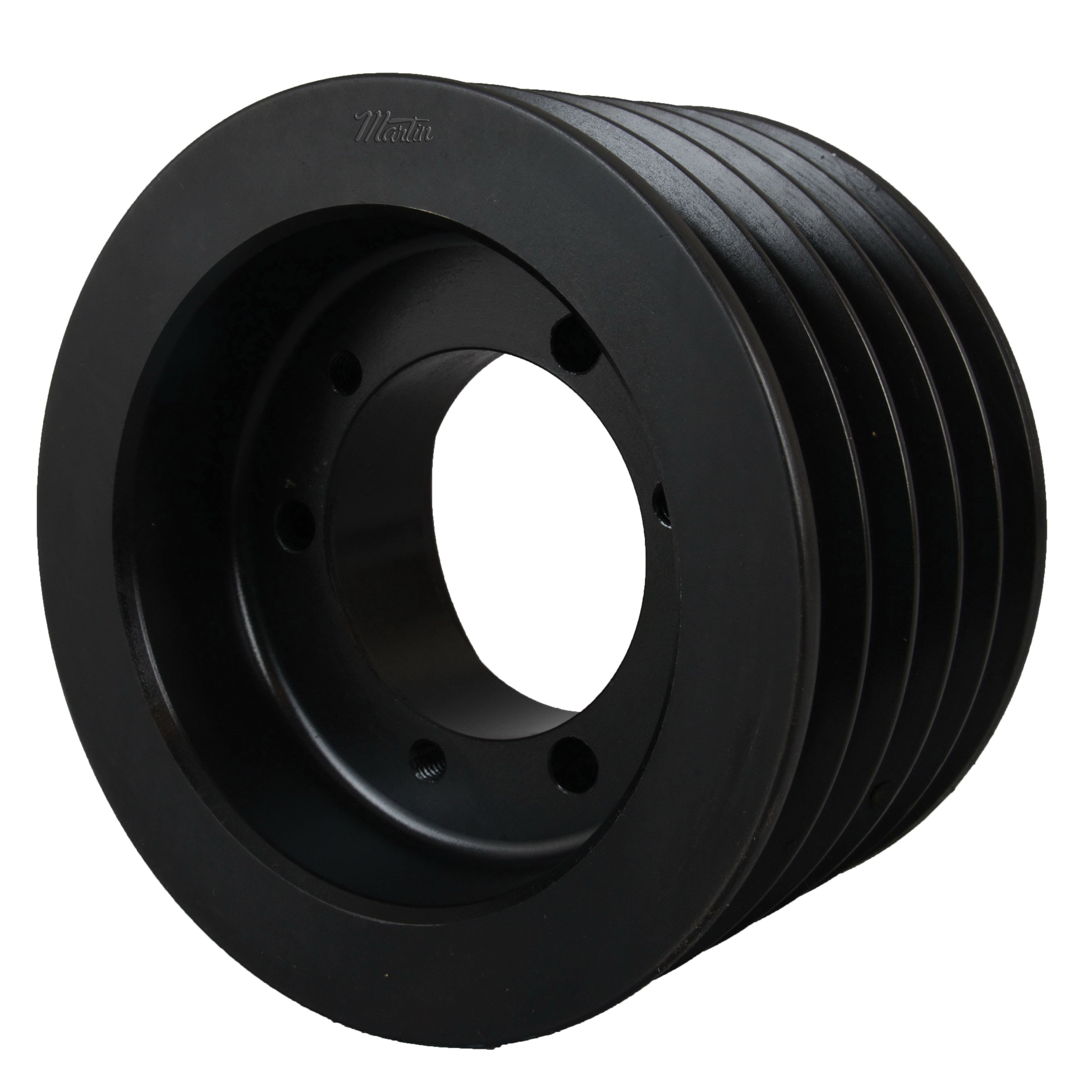 Martin Hi-Cap® 5 5V 670 SF Type A Solid Wedge Sheave, 1-1/16 to 2-5/16 in Bushed Bore, 6.7 in OD, 5 Grooves, 6.6 in Dia Pitch, 3-3/4 in W Face