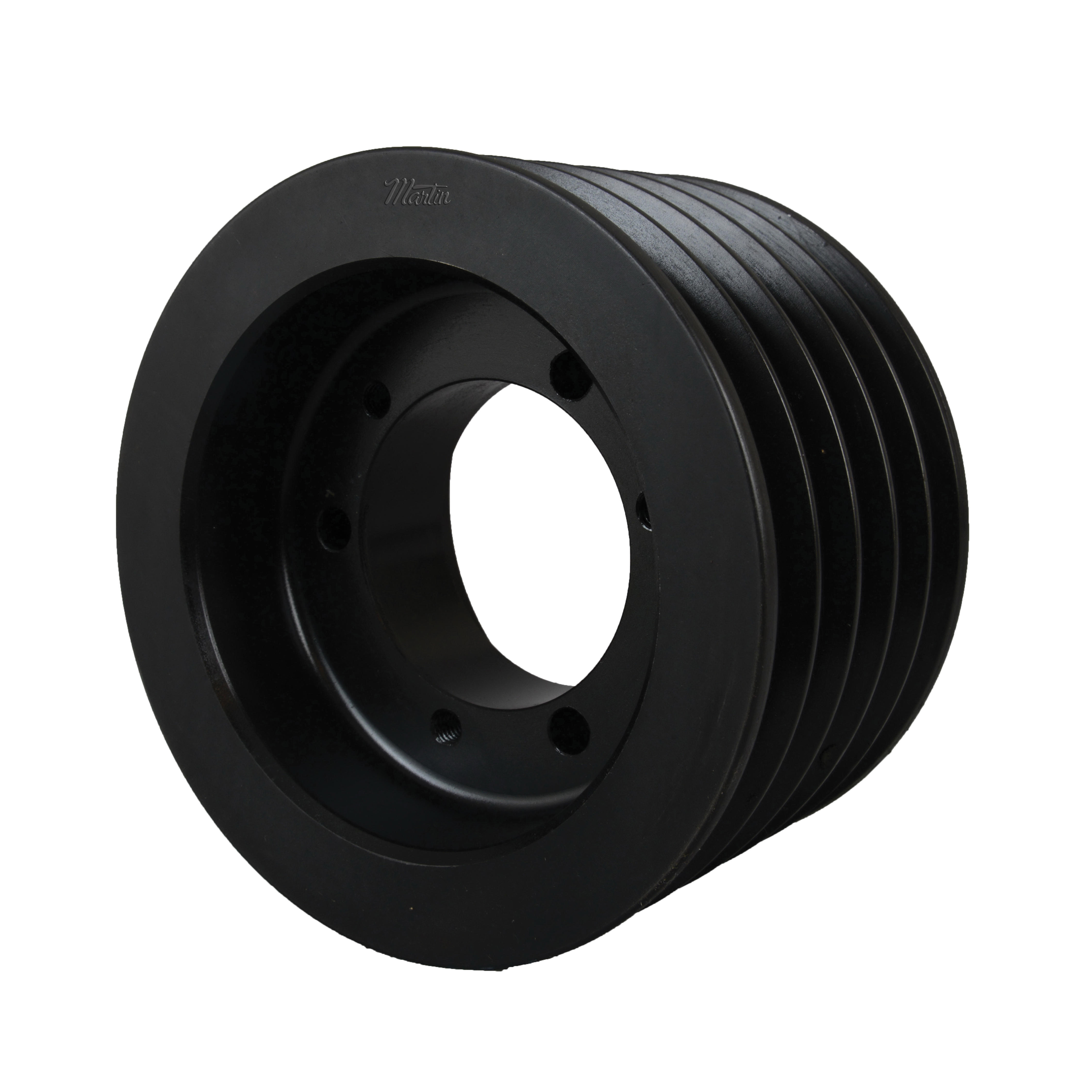 Martin Hi-Cap® 5 5V 490 SD Solid Type A-1 Wedge Stock Sheave, 1 to 1-11/16 in QD® Bushed Bore, 4.9 in OD, 5 Grooves, 4.8 in Dia Pitch, 3-3/4 in W Face