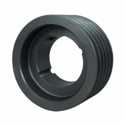 Martin Hi-Cap® 5 5V 800 TB Solid Wedge Stock Sheave, 0.938 to 3 in TB Bushed Bore, 8 in OD, 5 Grooves, 7.9 in Dia Pitch, 3-3/4 in W Face