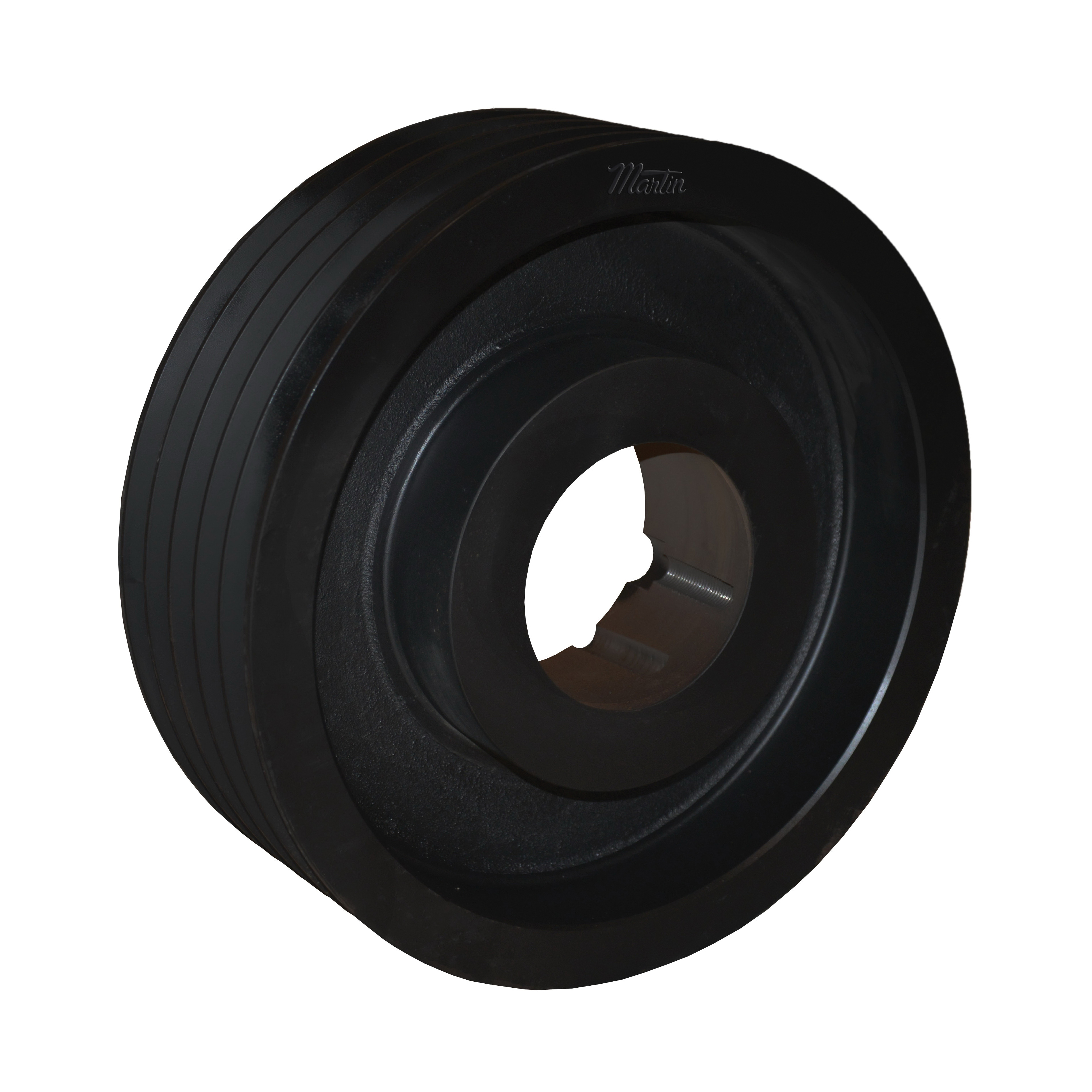 Martin Hi-Cap® 5 8V 1250 TB Solid Type A-1 Wedge Stock Sheave, 1-1/2 to 3-5/8 in TB Bushed Bore, 12-1/2 in OD, 5 Grooves, 12.3 in Dia Pitch, 6 in W Face