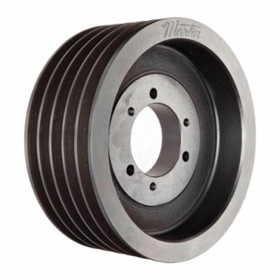 Martin 5 B 110 SF Type A-2 Web Conventional Sheave, 0.5 to 2.938 in QD® Bushed Bore, 11.35 in OD, 5 Grooves, 11 in Dia Pitch, 4 in W Face