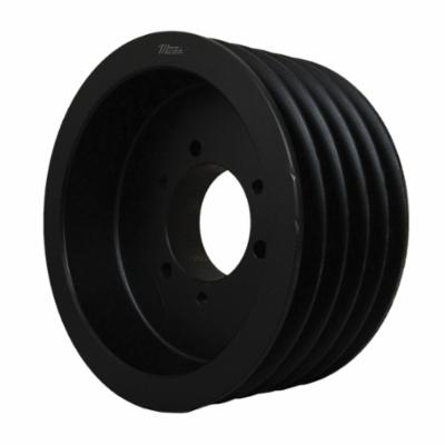 Martin 5 C 110 E Type A-1 Web Conventional Sheave, 7/8 to 8-7/8 in QD® Bushed Bore, 11.4 in OD, 5 Grooves, 11 in Dia Pitch, 5-3/8 in W Face