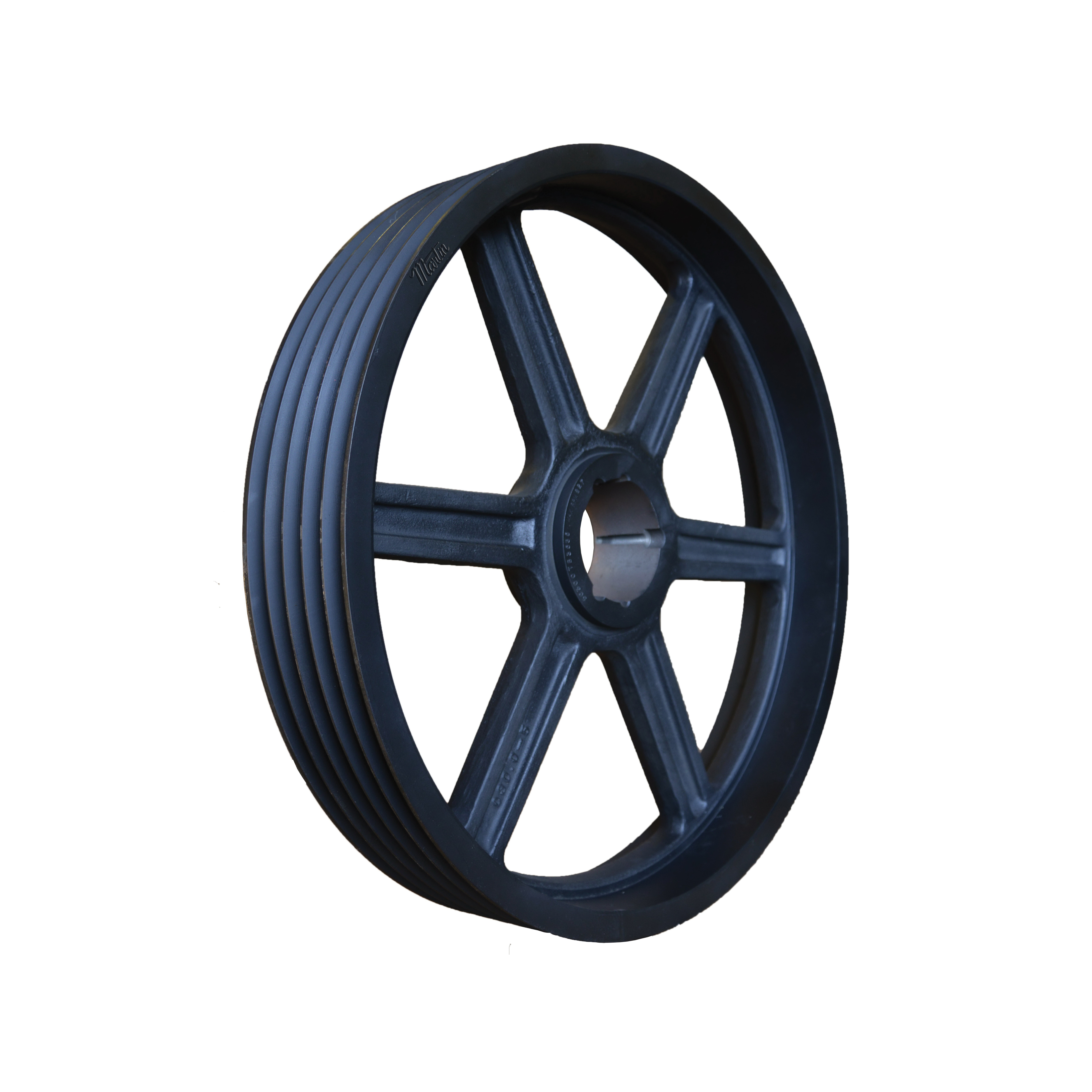 Martin 5 C 130 TB Arm/Spoke Type A-3 Conventional Stock Sheave, 1 to 2-3/4 in TB Bushed Bore, 13.4 in OD, 5 Grooves, 13 in Dia Pitch, 5-3/8 in W Face