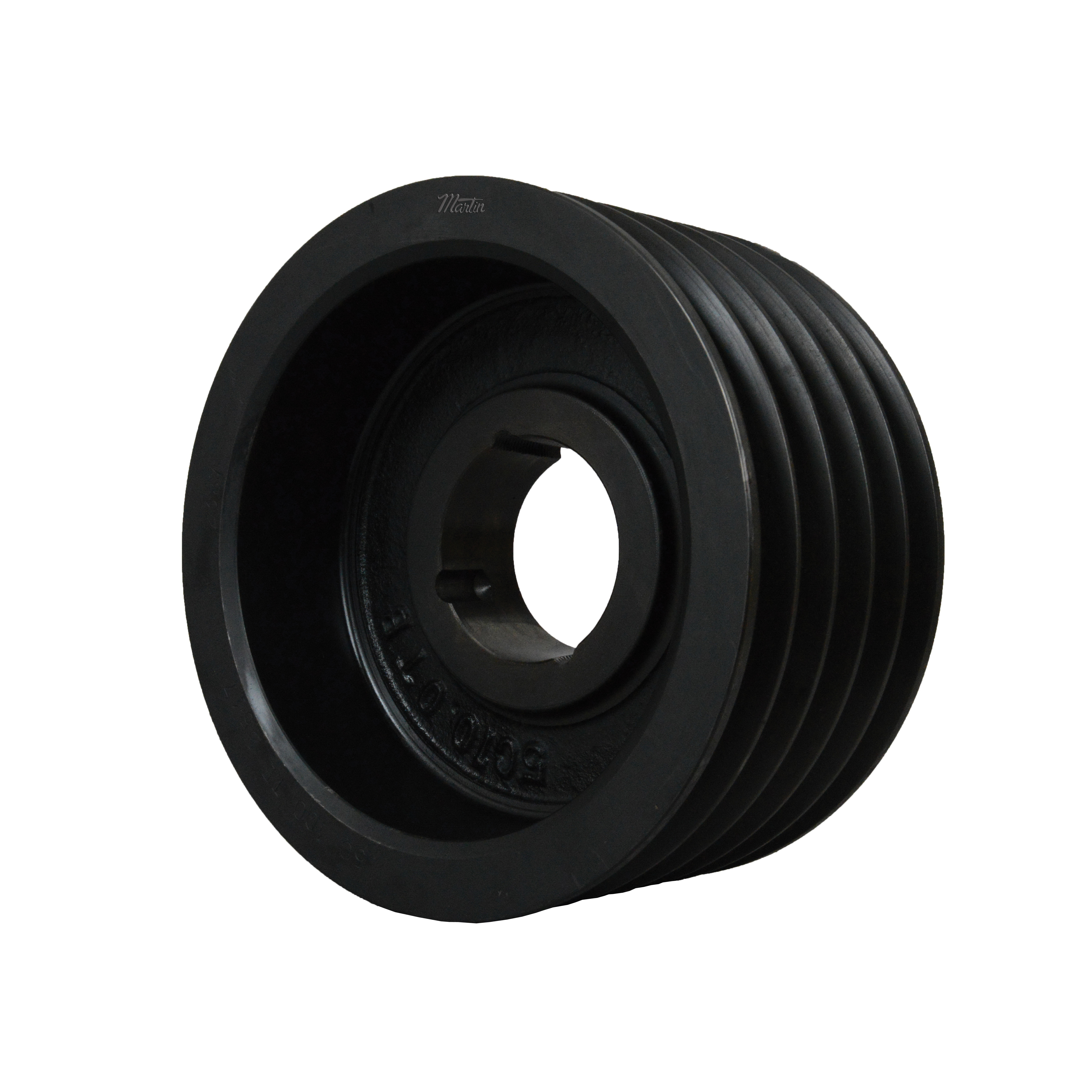 Martin 5 C 70 TB Solid Type A-1 Conventional Stock Sheave, 1/2 to 2-1/4 in TB Bushed Bore, 7.4 in OD, 5 Grooves, 7 in Dia Pitch, 5-3/8 in W Face