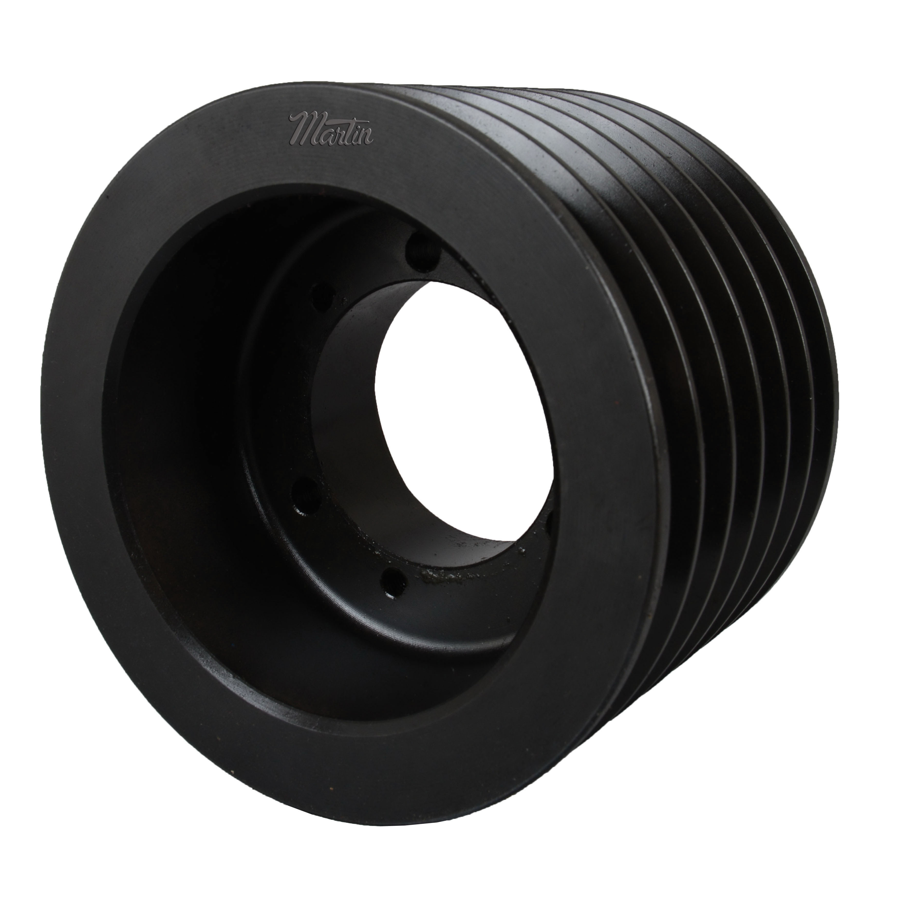 Martin Hi-Cap® 6 5V 710 SF Type A Solid Wedge Sheave, 1-1/16 to 2-5/16 in Bushed Bore, 7.1 in OD, 6 Grooves, 7 in Dia Pitch, 4-7/16 in W Face