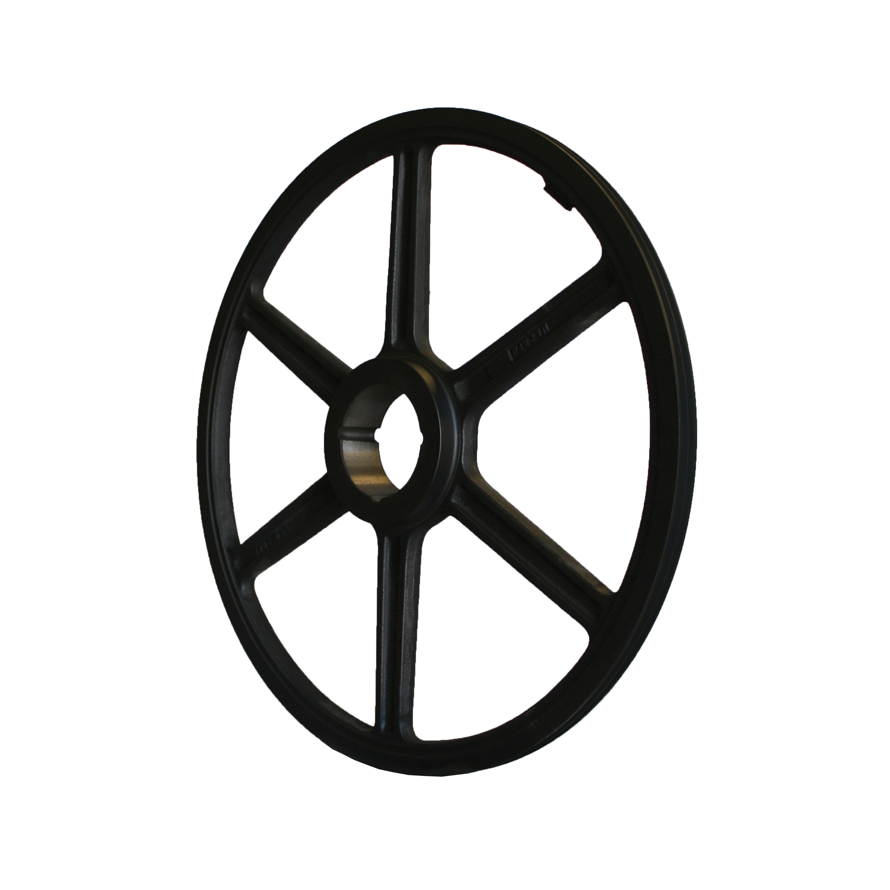 Martin Hi-Cap® 6 3V 3350 TB Arm/Spoke Type C-3 Wedge Stock Sheave, 1 to 2-3/4 in TB Bushed Bore, 33-1/2 in OD, 6 Grooves, 33.45 in Dia Pitch, 2-23/32 in W Face