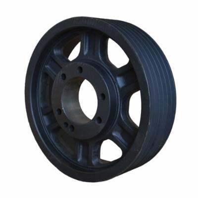 Martin Hi-Cap® 6 5V 1250 F Arm/Spoke Type B-3 Wedge Stock Sheave, 1 to 4 in QD® Bushed Bore, 12-1/2 in OD, 6 Grooves, 12.4 in Dia Pitch, 4.438 in W Face