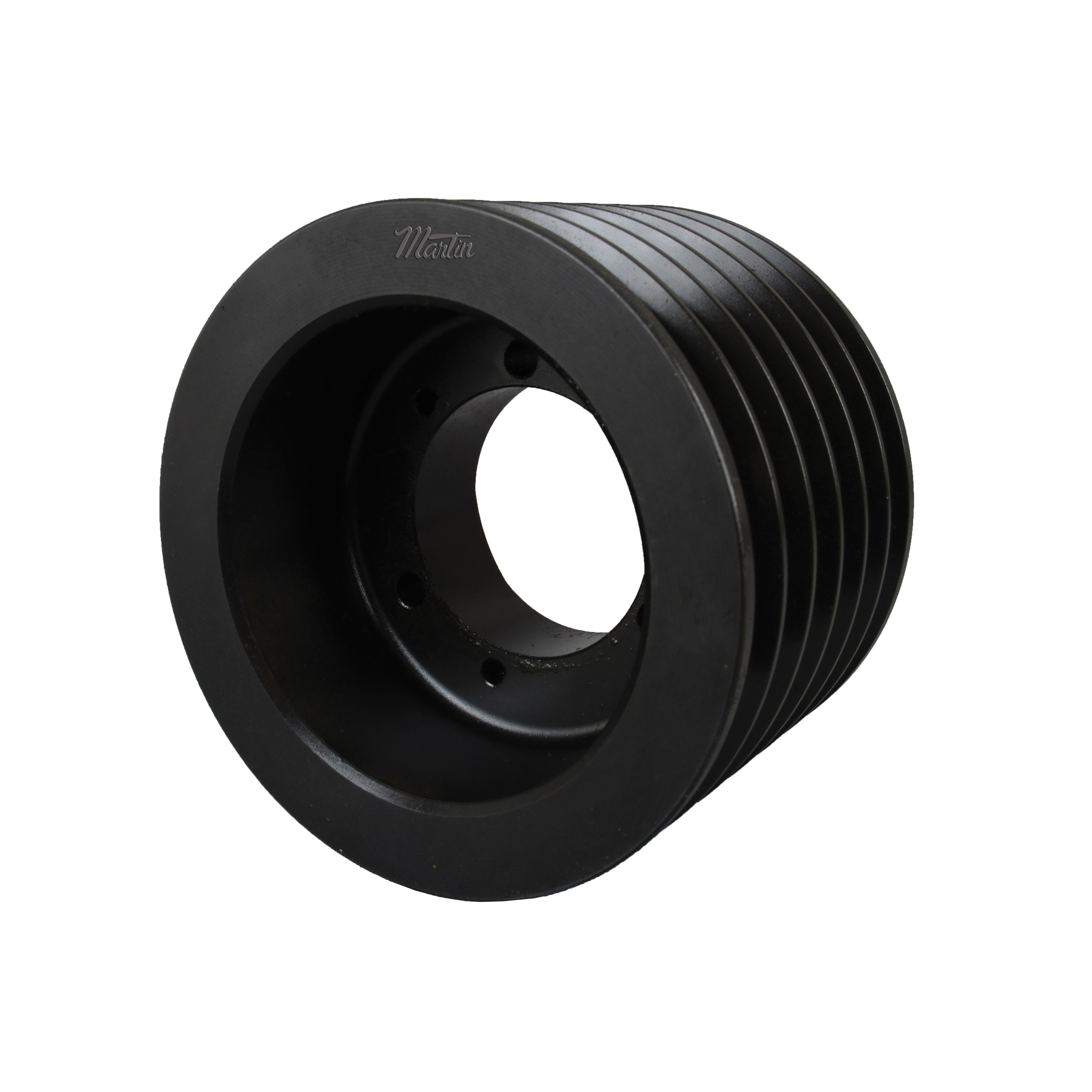 Martin Hi-Cap® 6 5V 440 SD Solid Type E-1 Wedge Stock Sheave, 1 to 1-11/16 in QD® Bushed Bore, 4.4 in OD, 6 Grooves, 4.3 in Dia Pitch, 4-7/16 in W Face