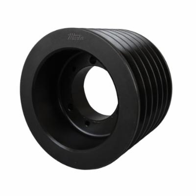 Martin Hi-Cap® 6 5V 590 SK Solid Type A-1 Wedge Stock Sheave, 1/2 to 2-5/8 in QD® Bushed Bore, 5.9 in OD, 6 Grooves, 5.8 in Dia Pitch, 4.438 in W Face