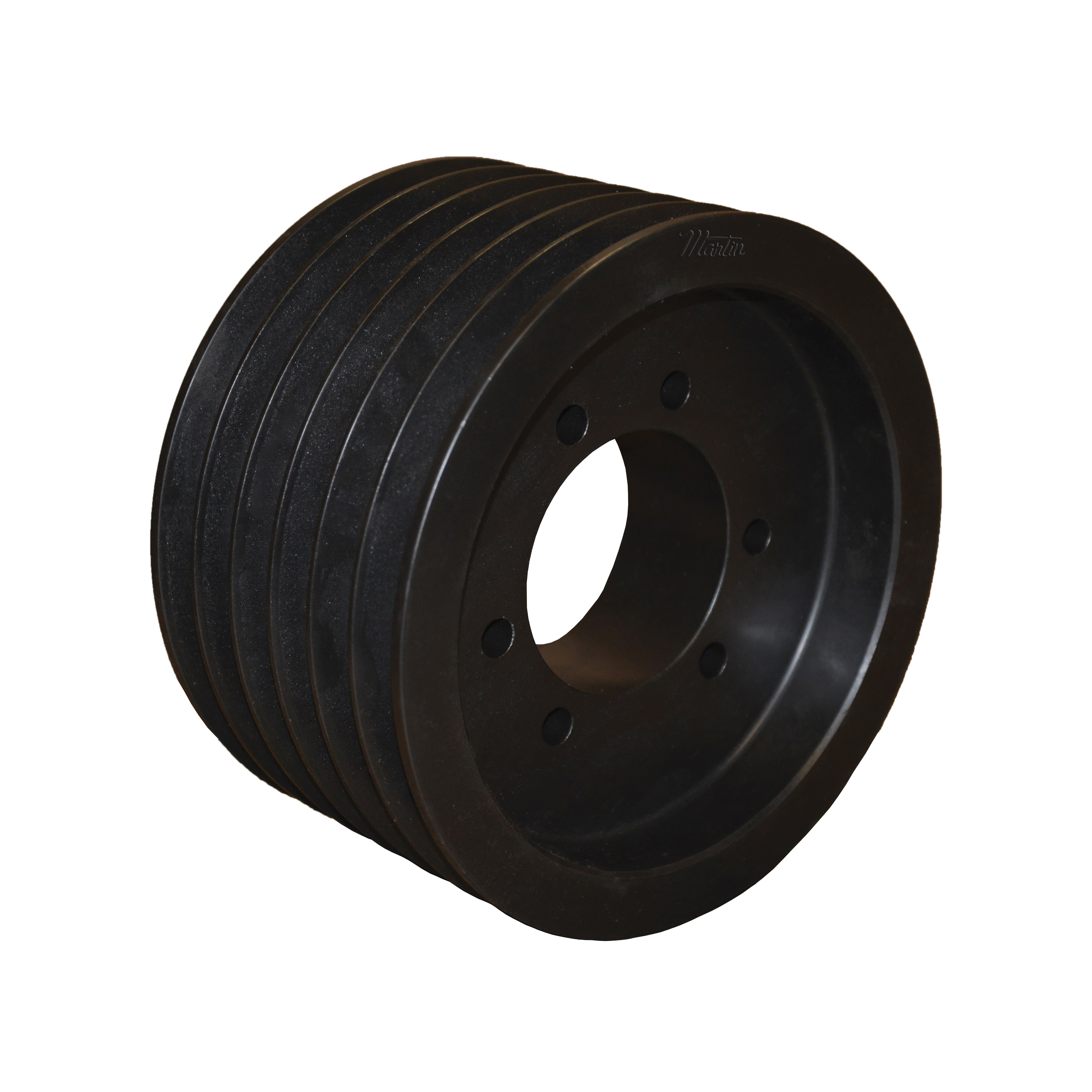 Martin 6 D 120 J Solid Type A-1 Conventional Stock Sheave, 1-1/2 to 3-3/4 in QD® Bushed Bore, 12.6 in OD, 6 Grooves, 12 in Dia Pitch, 8-15/16 in W Face