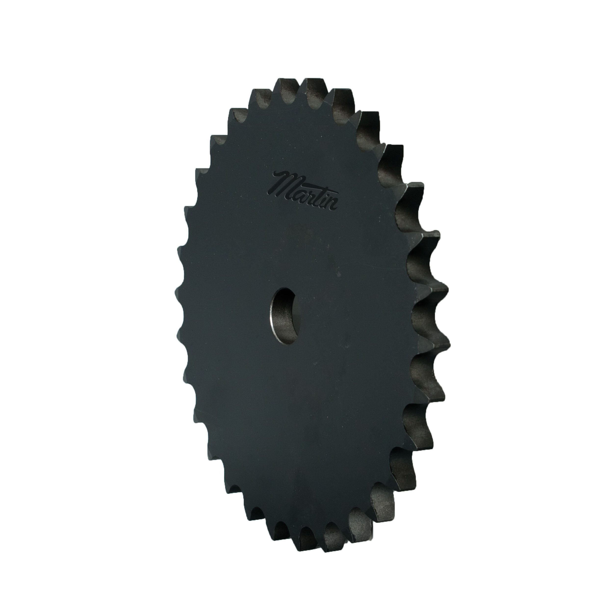 Martin 80A31 Type A Single Strand Solid Reboreable Roller Chain Sprocket, 1.1875 to 8.804 in Dia Bore, 10.434 in OD, #80 Chain, 31 Teeth, 1 in Pitch, Steel