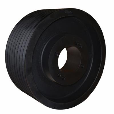 Martin Hi-Cap® 8 8V 1250 J Solid Type A-1 Wedge Stock Sheave, 1-1/4 to 4-1/2 in QD® Bushed Bore, 12-1/2 in OD, 8 Grooves, 12.3 in Dia Pitch, 9-3/8 in W Face