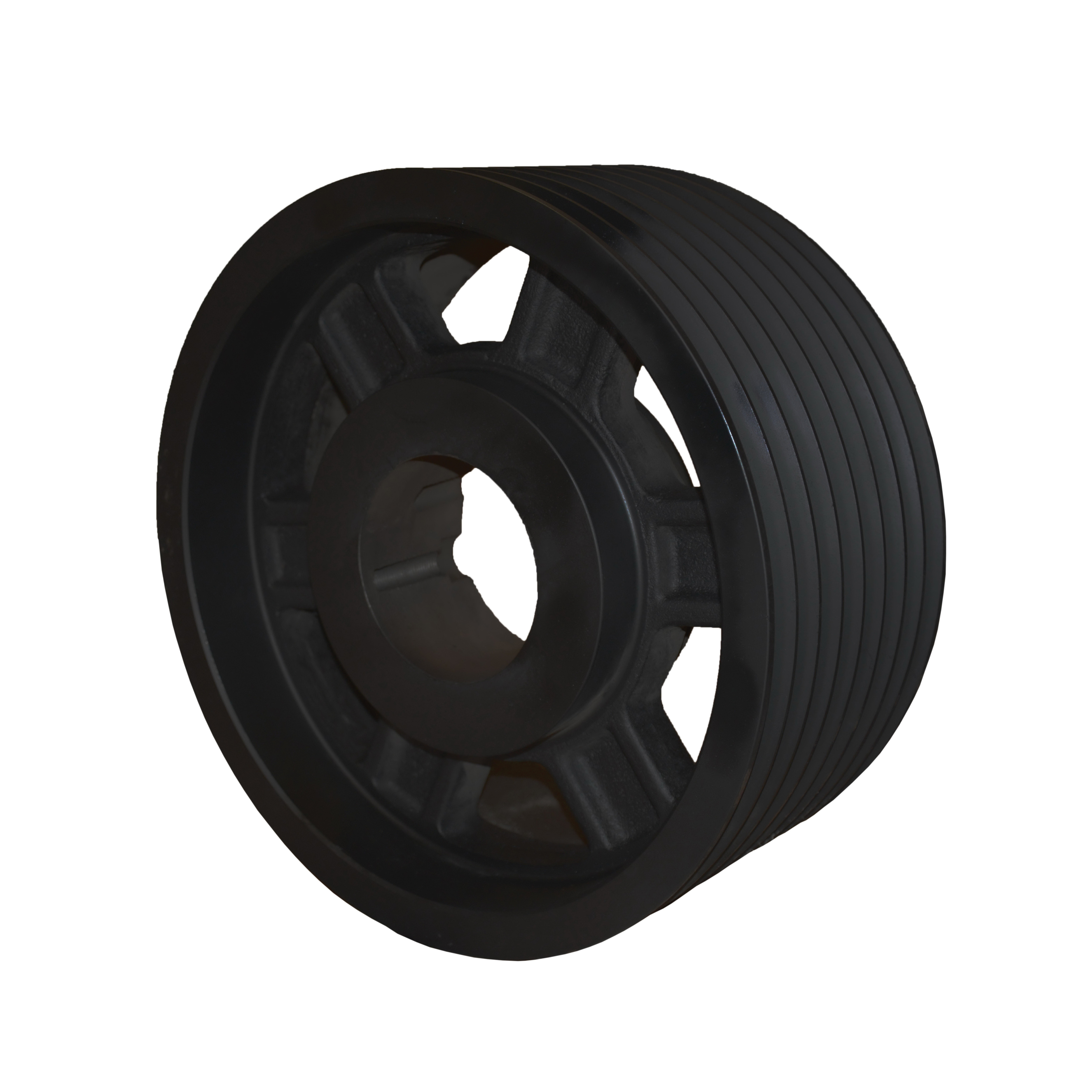 Martin Hi-Cap® 8 8V 2120 TB Arm/Spoke Type A-3 Wedge Stock Sheave, 2-1/2 to 4-1/2 in TB Bushed Bore, 21 in OD, 8 Grooves, 21.2 in Dia Pitch, 9-3/8 in W Face