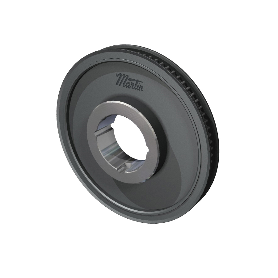 Martin MPC® 8MX41S21-2012 Solid Type B-1 High Torque Belt Drive Sprocket, 1/2 to 2 in TB Bushed Bore, 4.047 in OD, 41 Grooves, 4.11 in Dia Pitch, 1.2 in W Face