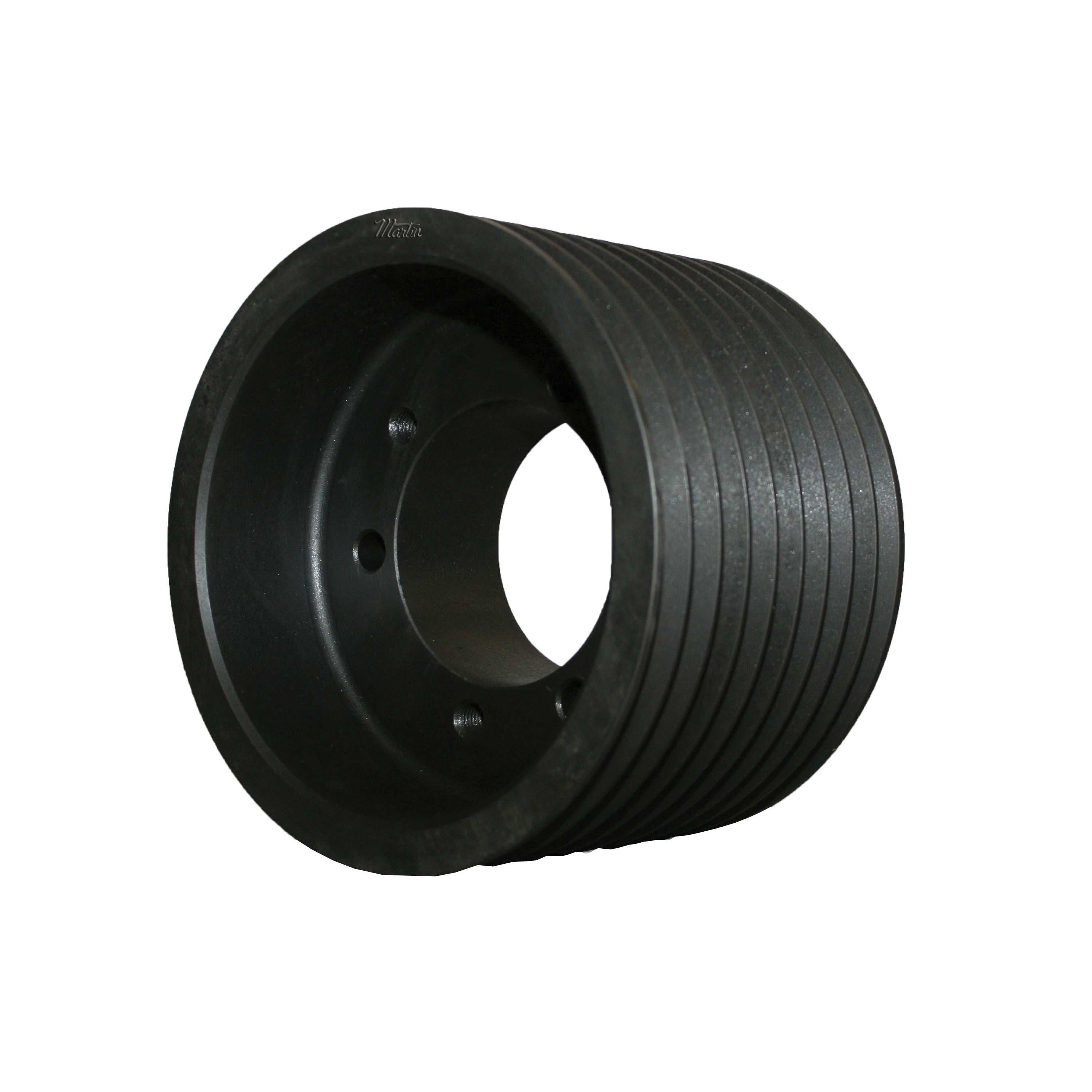 Martin Hi-Cap® 9 5V 1030 F Solid Type A-1 Wedge Stock Sheave, 1 to 3-5/16 in QD® Bushed Bore, 10.3 in OD, 9 Grooves, 10.2 in Dia Pitch, 6-1/2 in W Face