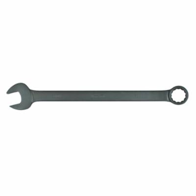 Martin BLK1113MM Long Pattern Combination Wrench, 13 mm Wrench, 12 Points, 15 deg Offset, 180.8 mm OAL, Drop Forged American Alloy Steel, Industrial Black