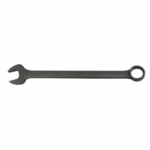 Martin BLK1158 Long Length Combination Wrench, 1/4 in, 12 Points, 15 deg Offset, 5 in OAL, Forged Alloy Steel, Industrial Black
