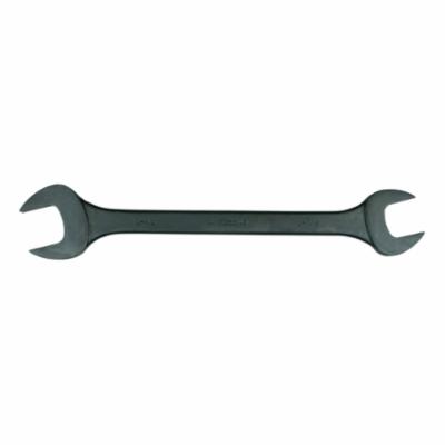 Martin BLK1723 Double Headed Open End Wrench, 3/8 x 7/16 in Wrench, 15 deg Offset, 4-7/8 in L, Steel, Industrial Black