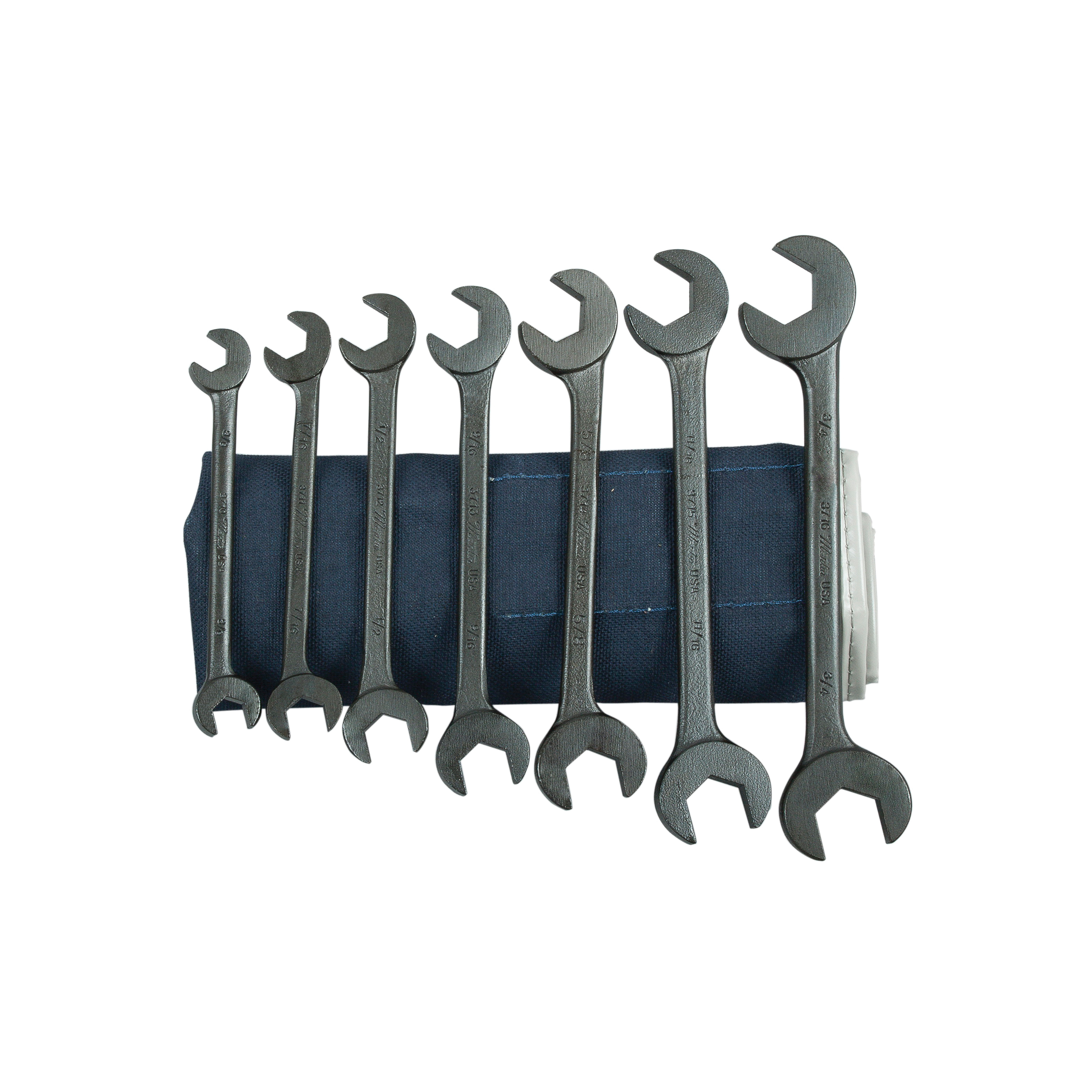 Martin BOB7K SAE Wrench Set, 7 Pieces, Black Oxide