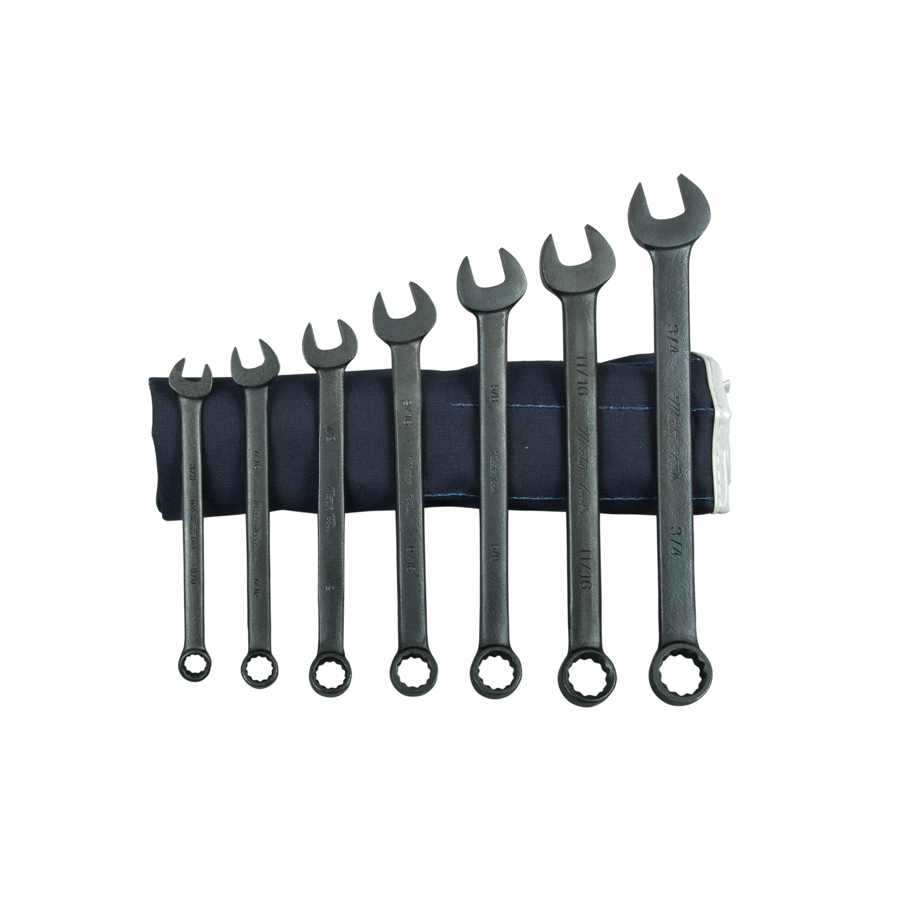 Martin CB7K SAE Wrench Set, 7 Pieces, Black Oxide
