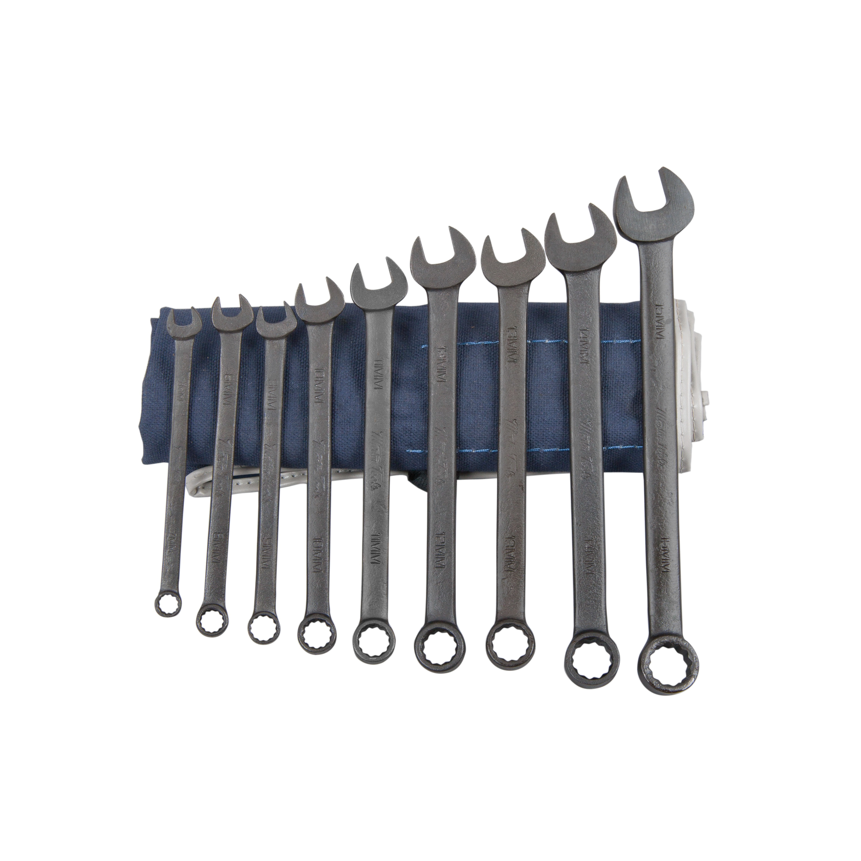 Martin CB9KM Metric Wrench Set, 9 Pieces, Black Oxide
